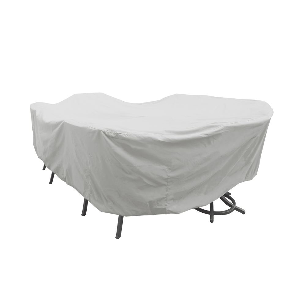 Large Oval/Rectangle Table and Chairs Protective Cover PFC596 by Treasure Garden