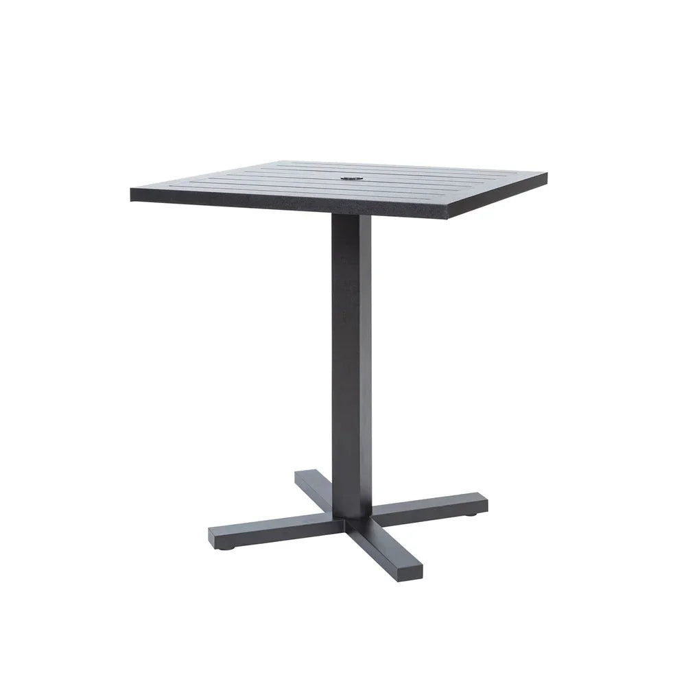 counter height patio table with umbrella hole Palermo 36