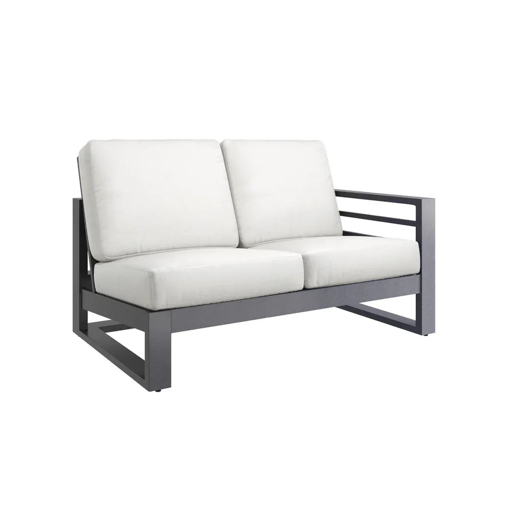 Palermo High Back Left Arm Loveseat Section