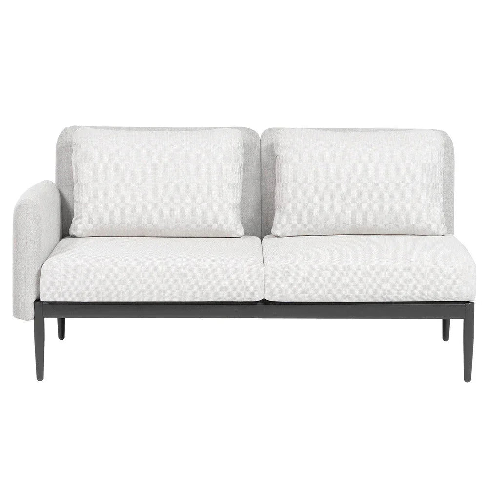 Palo Aluminujm Single Arm Loveseat Section