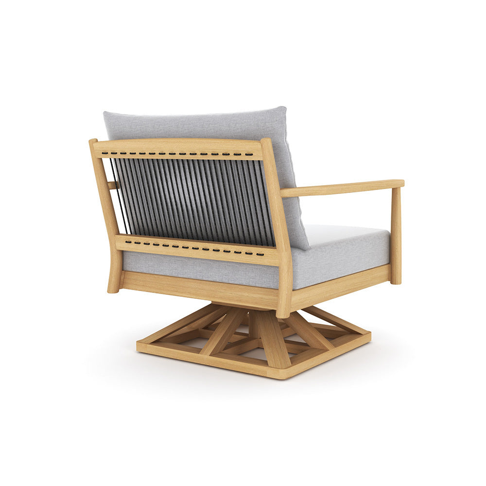 Royal Teak Palma Cushioned Swivel Club Chair