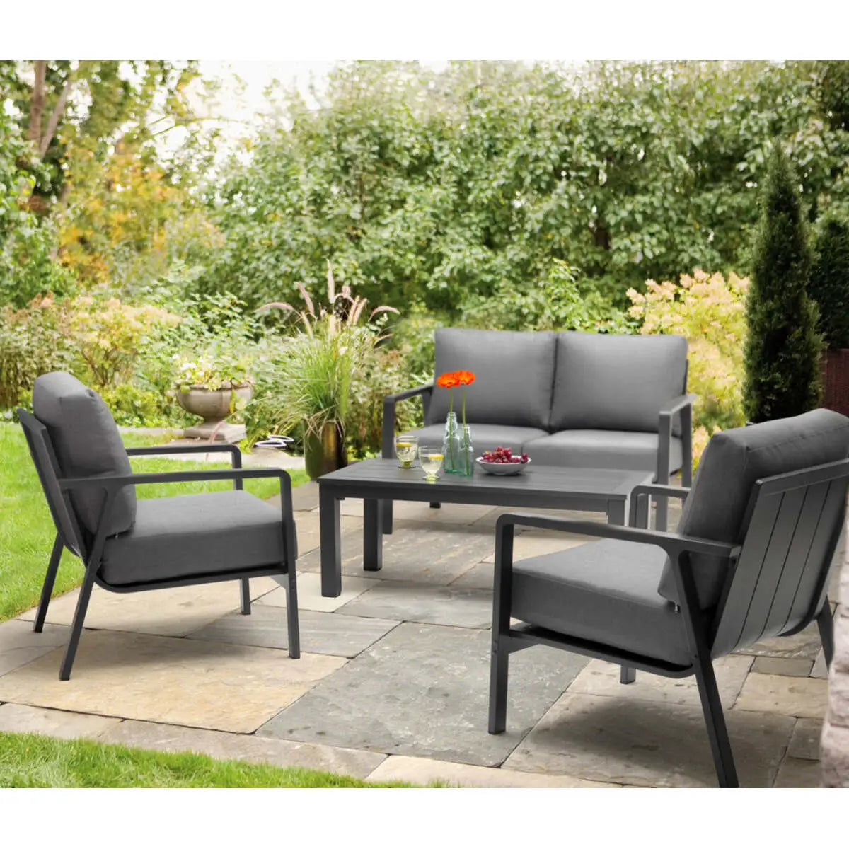 Paros Aluminum Lounge Chair