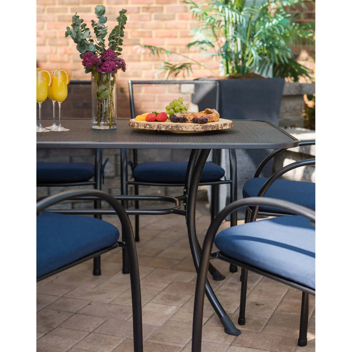 Pilano 7-Piece Wrought Iron Dining Set