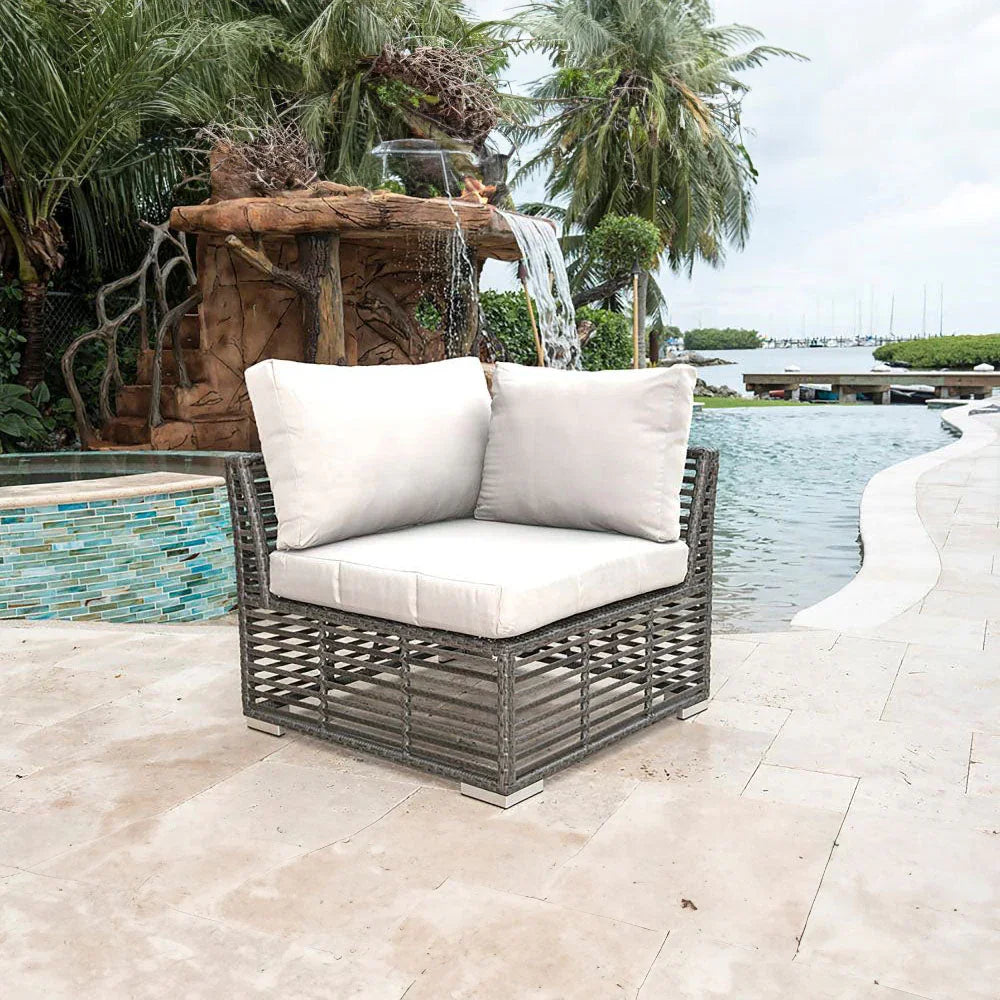 Panama Jack Graphite Cushioned Corner Section