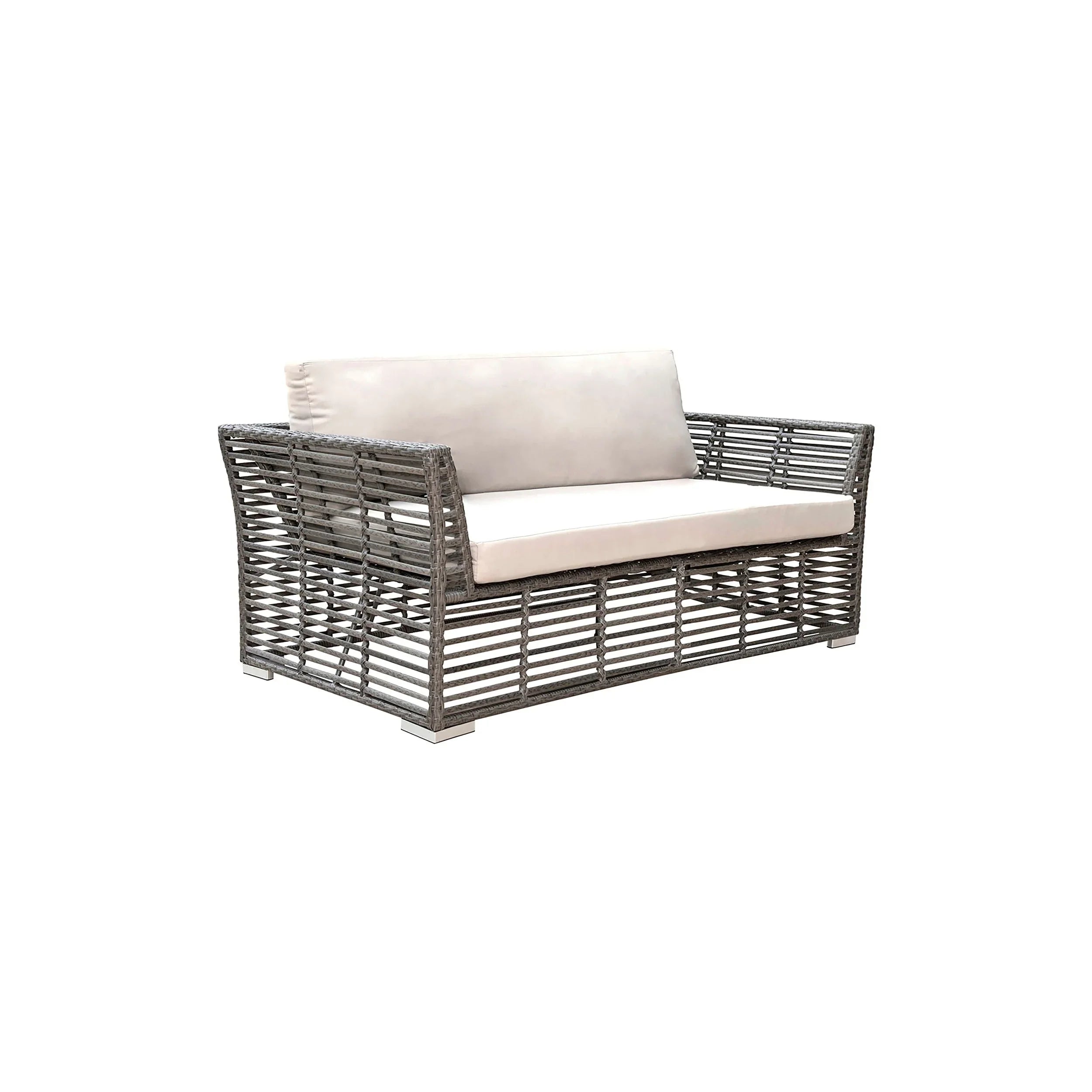 Panama Jack Graphite Cushioned Loveseat
