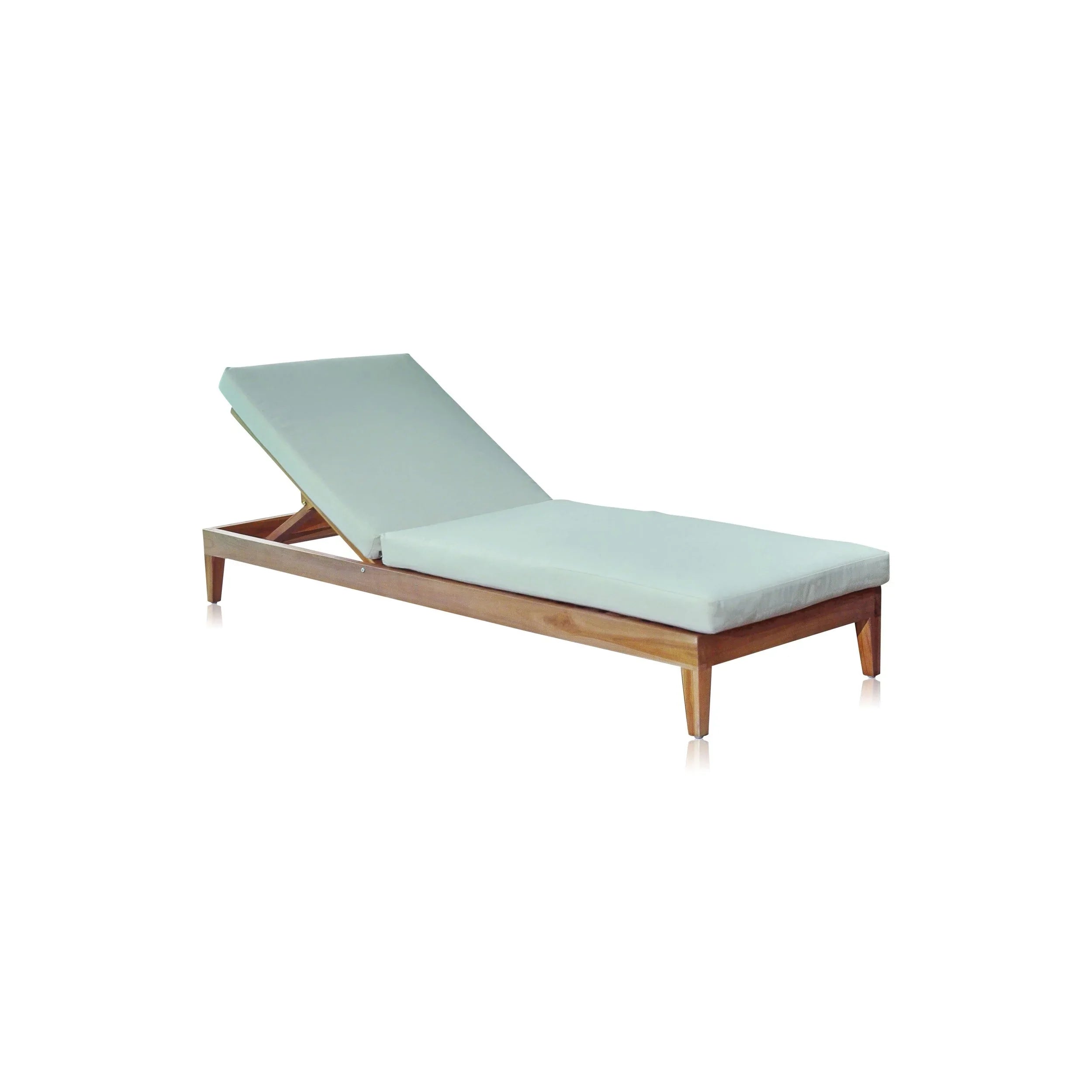 Panama Jack Bali Teak Cushioned Chaise Lounge