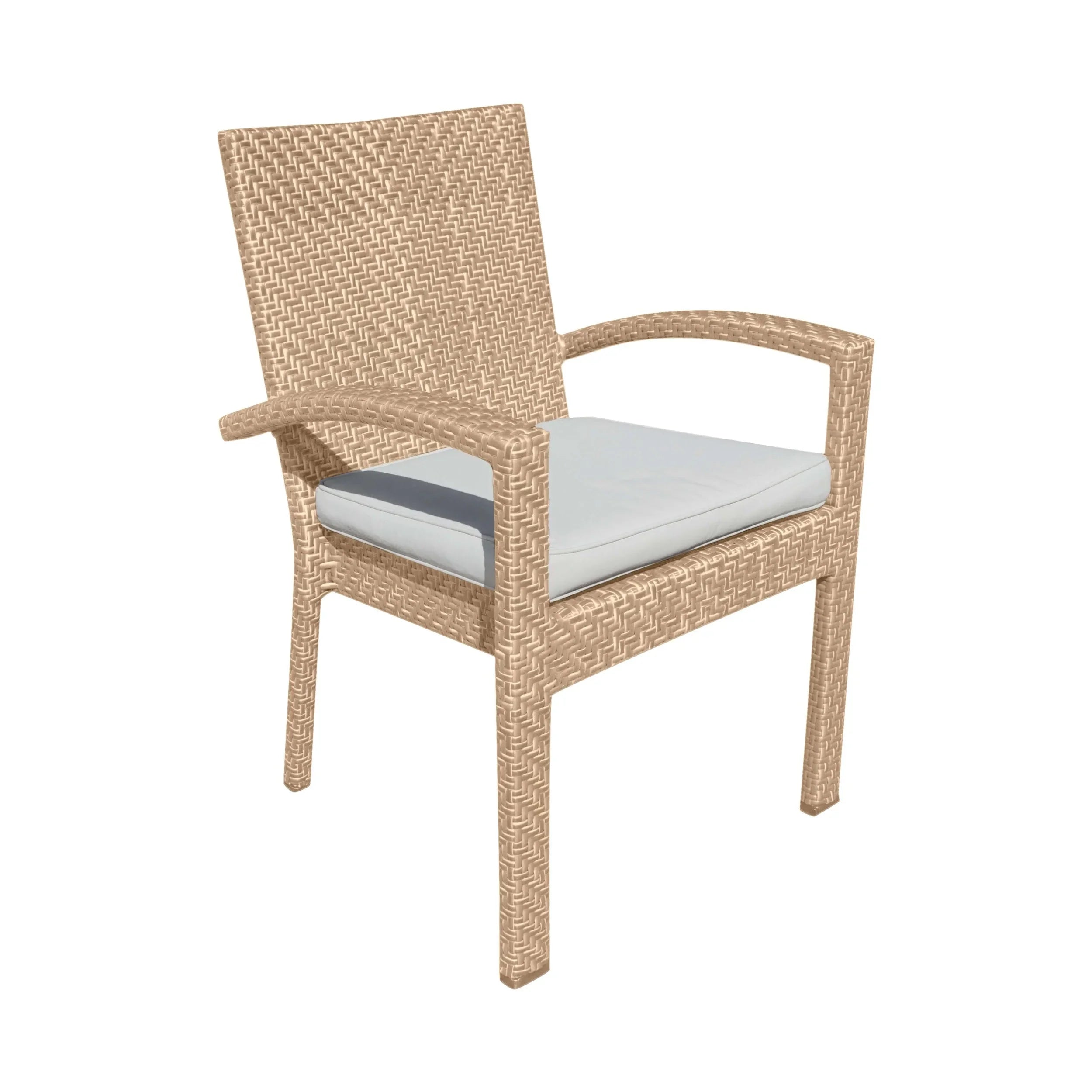 Panama Jack Austin Cushioned Dining Arm Chair Set of 2