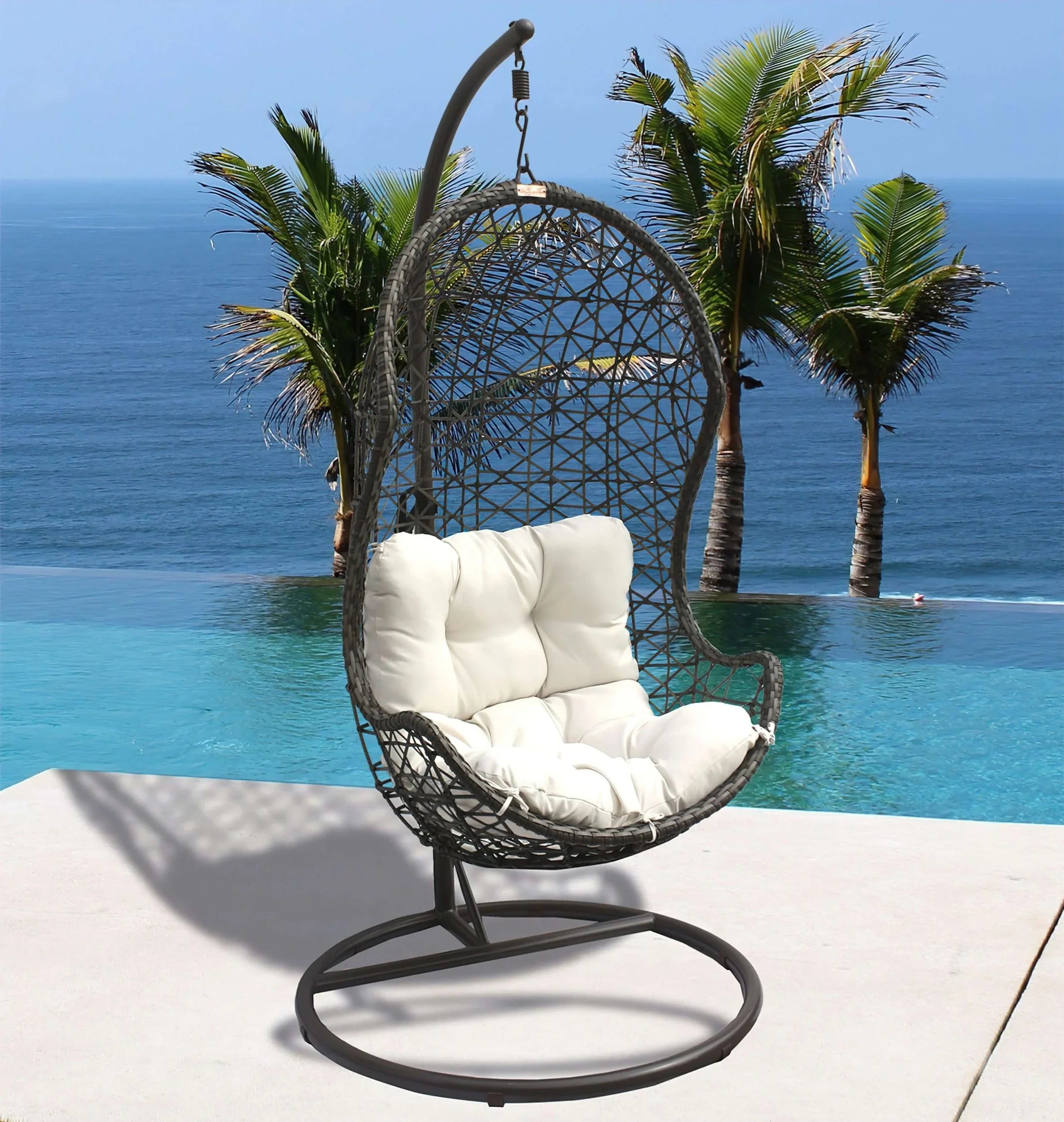 Panama Jack Hanging Chair with Cushions