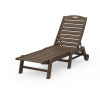 Nautical Chaise with Wheels