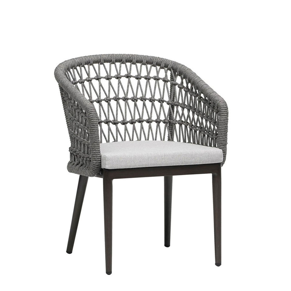 Poinciana Cushioned Dining Arm Chair