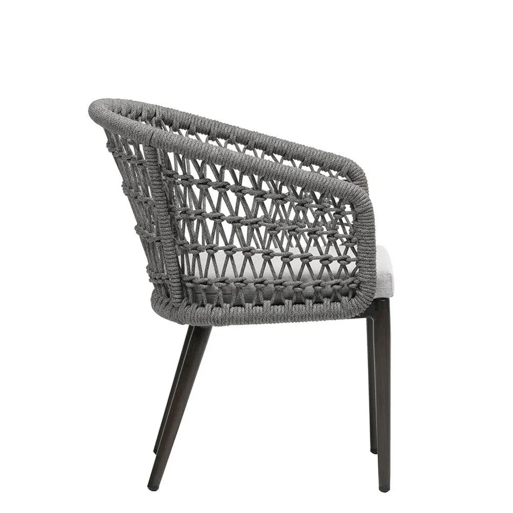 Poinciana Cushioned Dining Arm Chair 1
