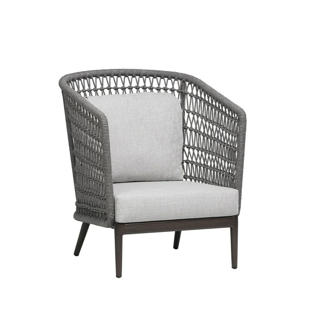 Poinciana High Back Chair - Grey