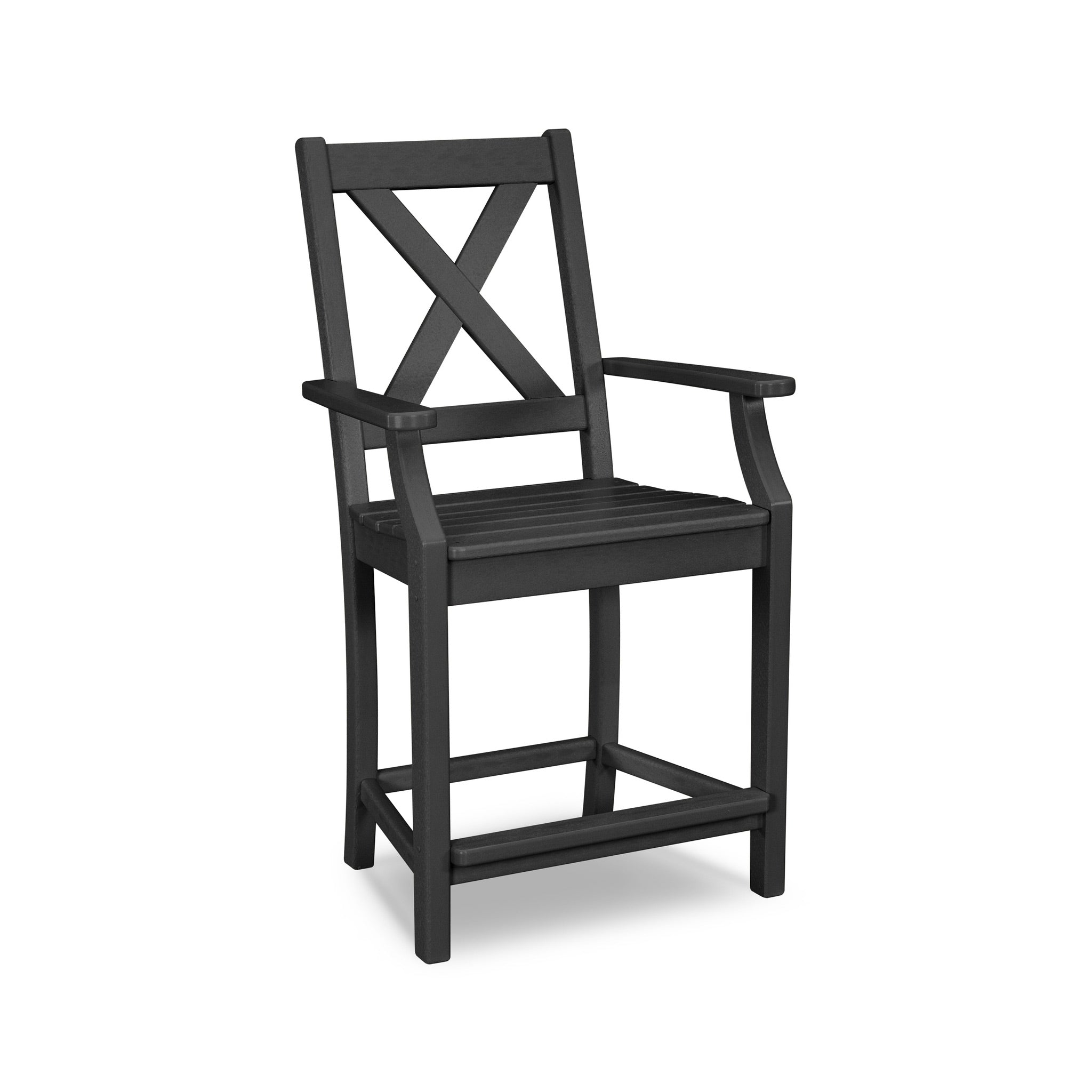 POLYWOOD Braxton Counter Arm Chair 1