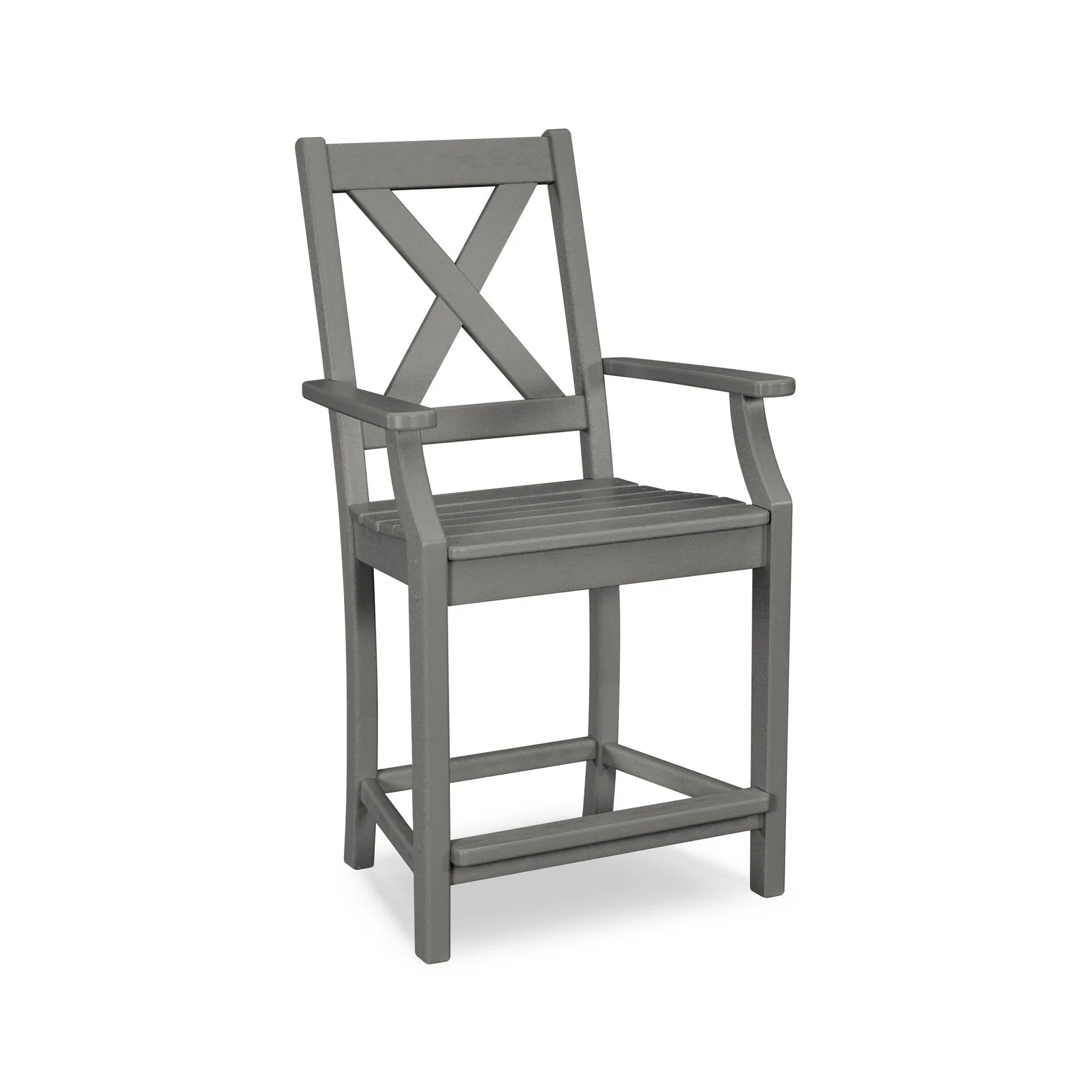 POLYWOOD Braxton Counter Arm Chair 2