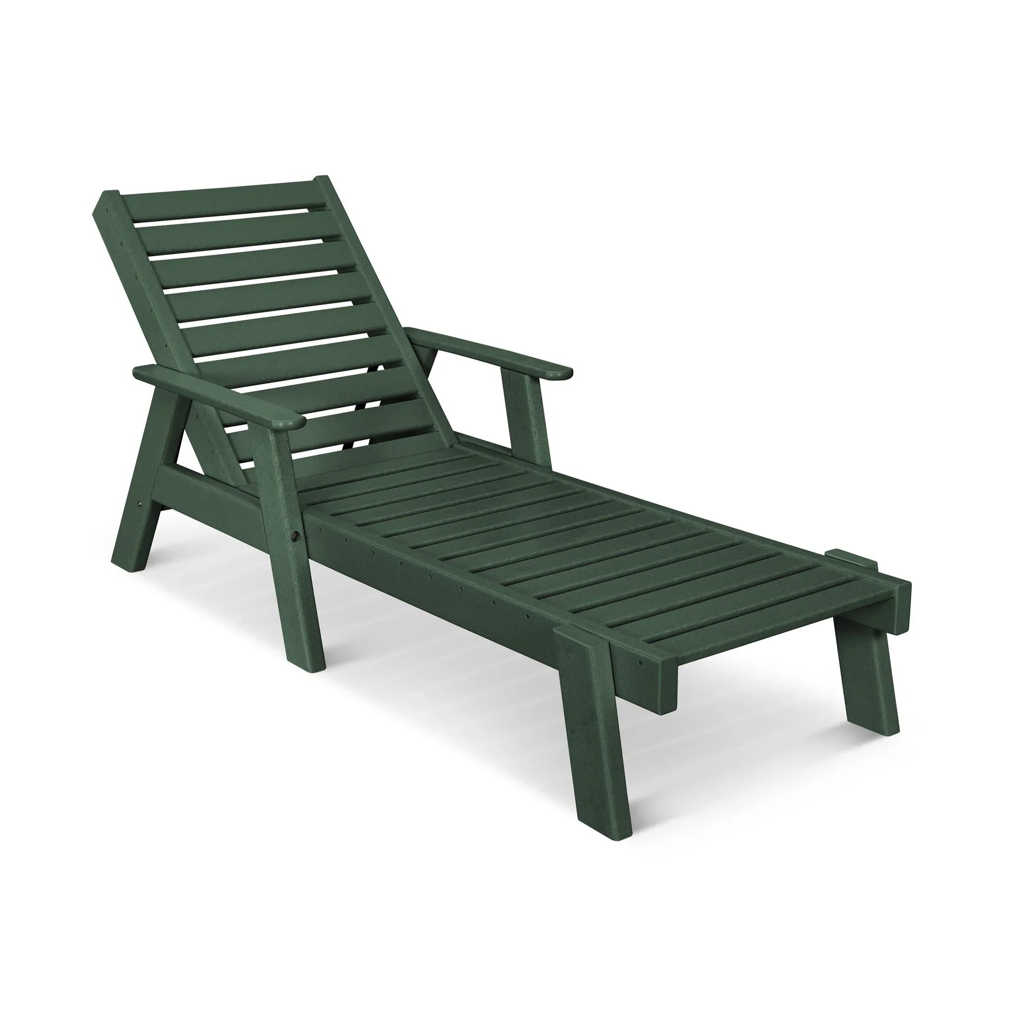 POLYWOOD Captain Chaise with Arms 3