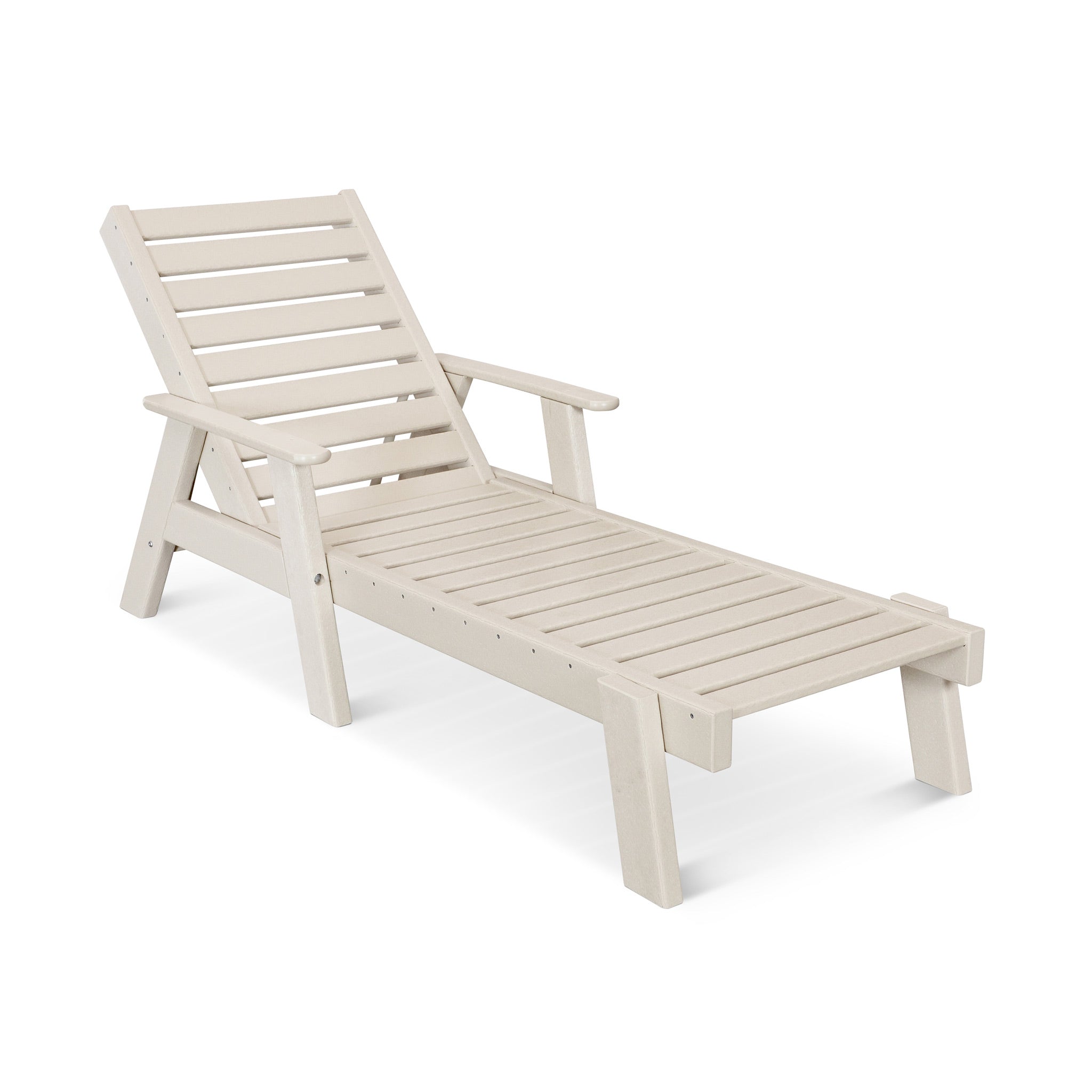POLYWOOD Captain Chaise with Arms 7