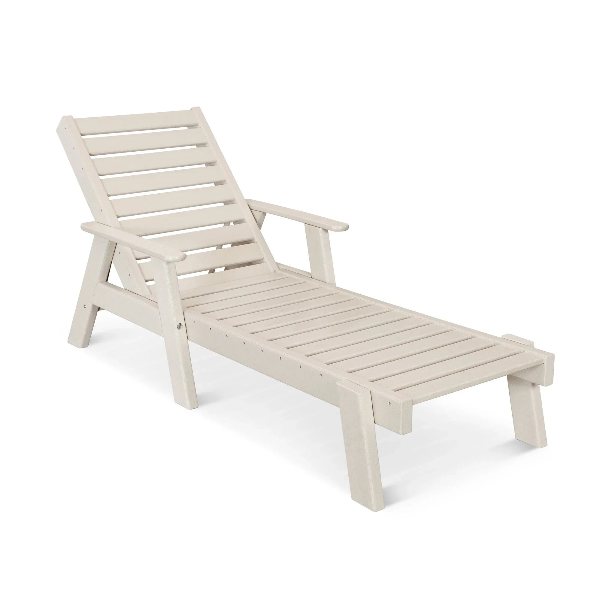 POLYWOOD Captain Chaise with Arms 7
