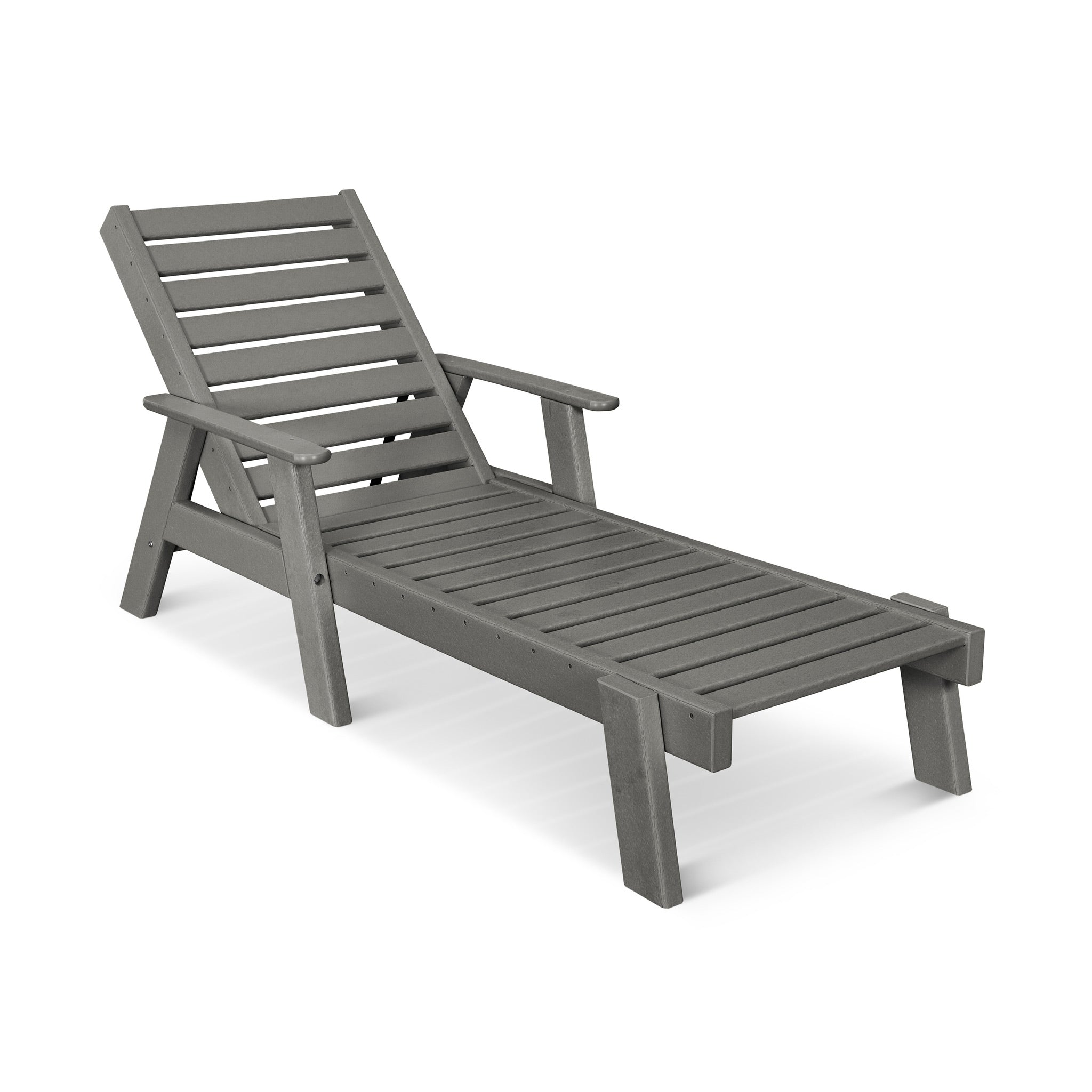 POLYWOOD Captain Chaise with Arms 2