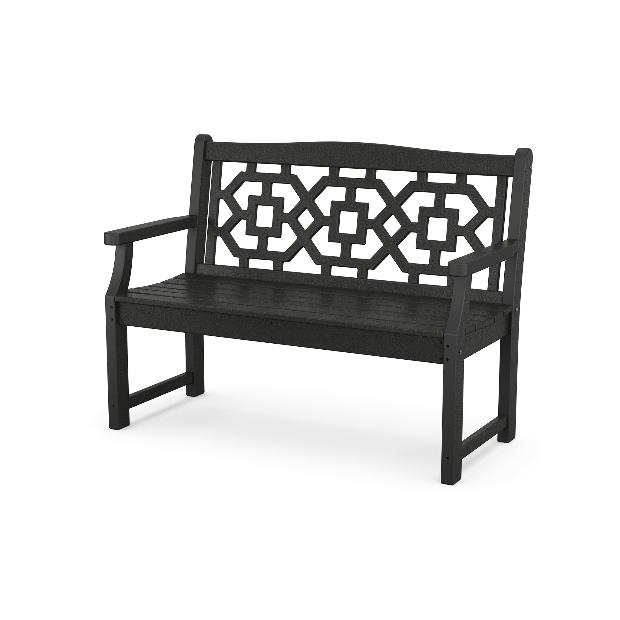 POLYWOOD Chinoiserie 48" Garden Bench 1