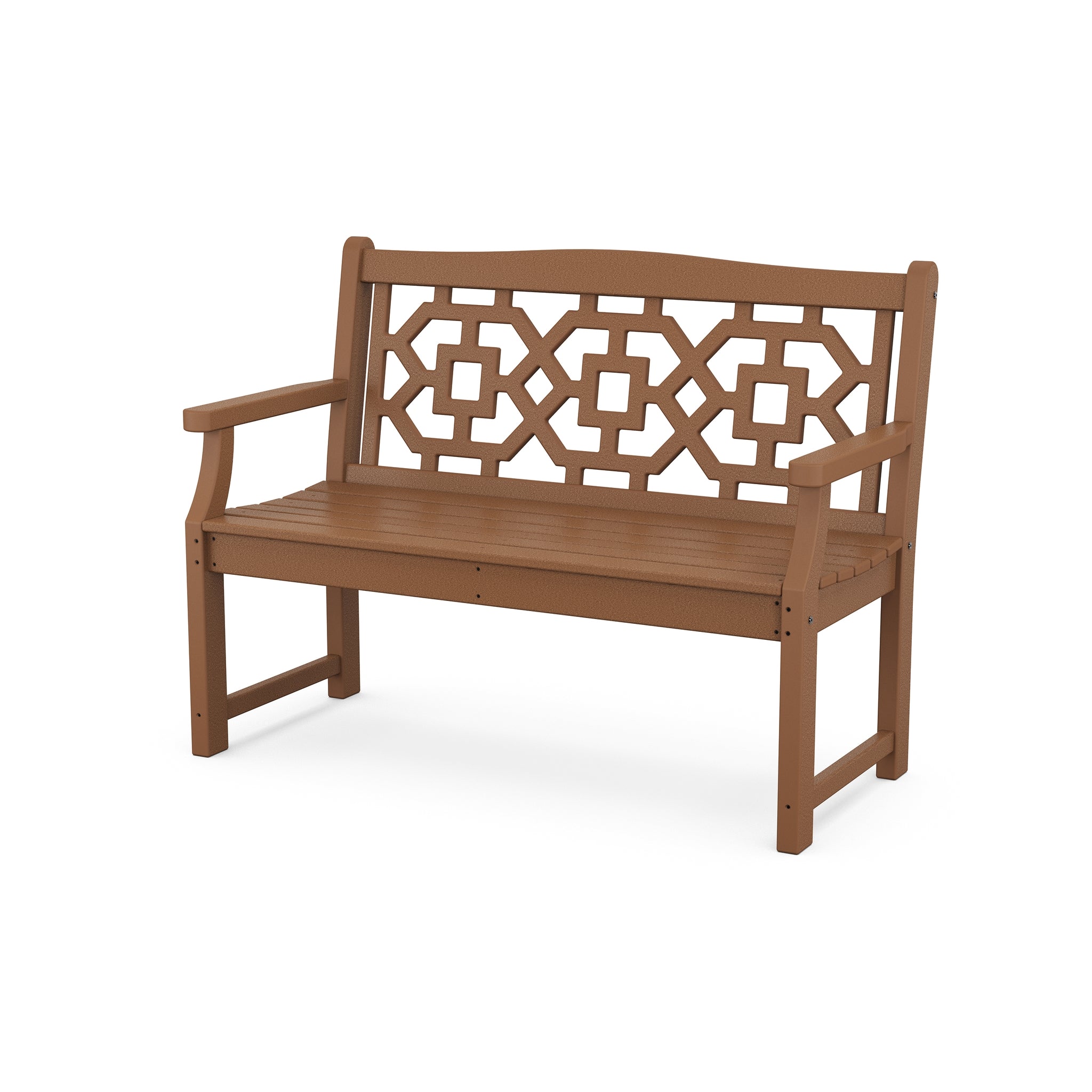 POLYWOOD Chinoiserie 48" Garden Bench 5