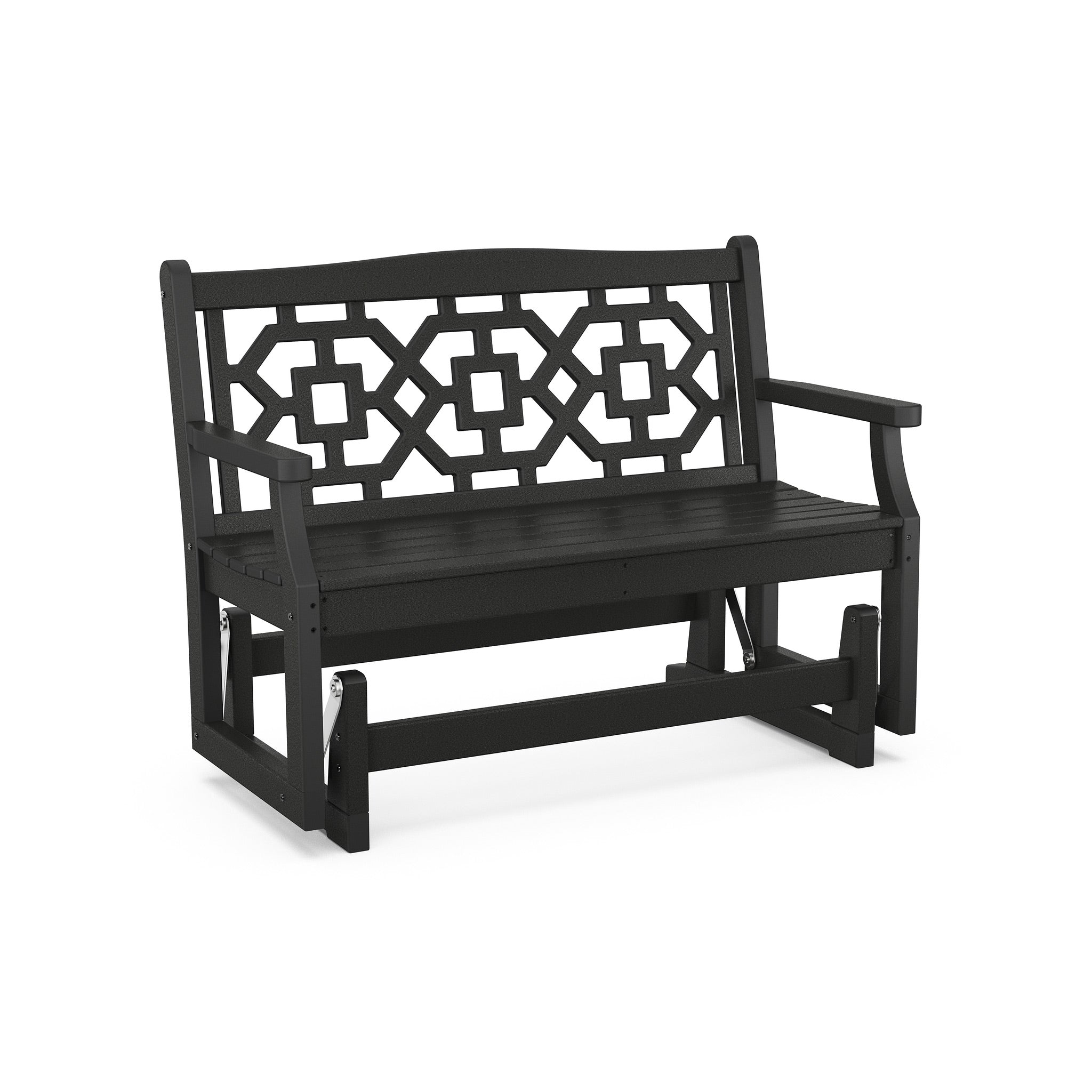 POLYWOOD Chinoiserie 48" Glider 1