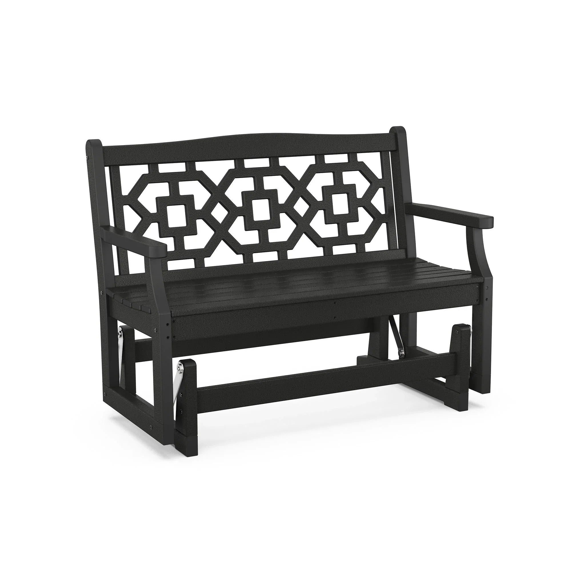 POLYWOOD Chinoiserie 48" Glider 1