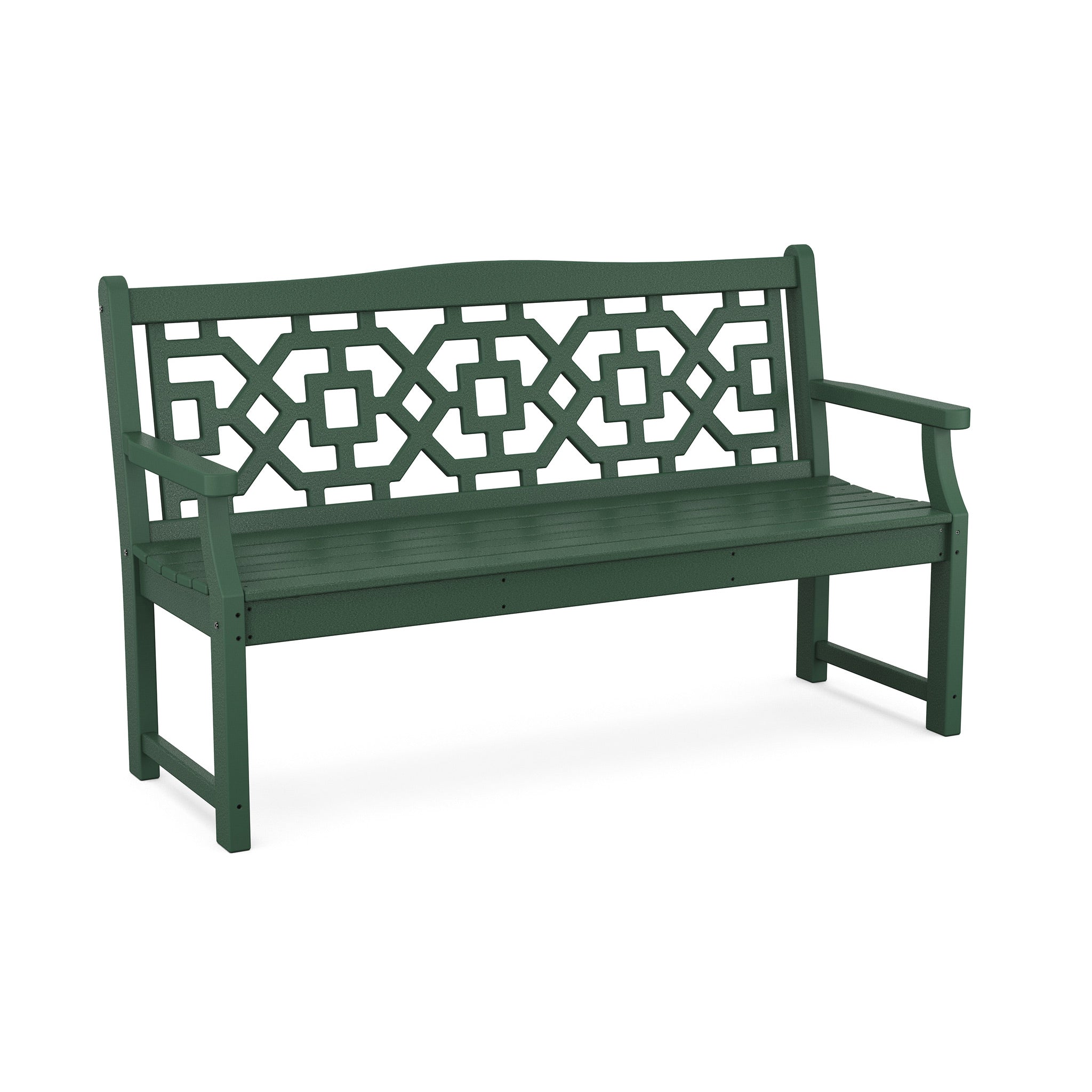 POLYWOOD Chinoiserie 60" Garden Bench 3