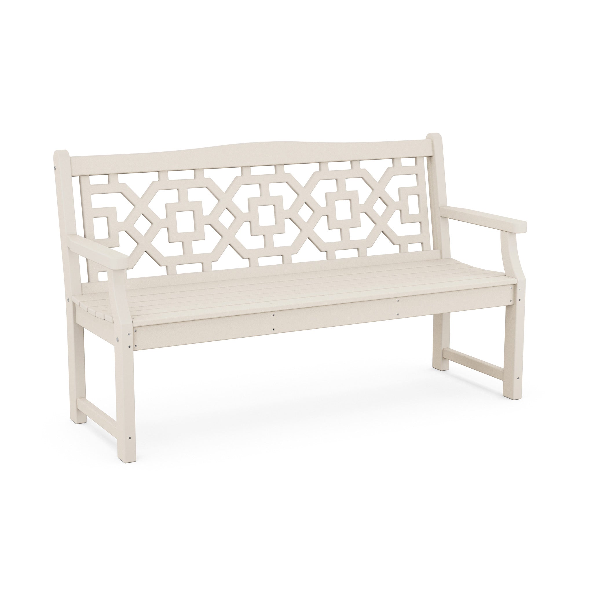 POLYWOOD Chinoiserie 60" Garden Bench 7