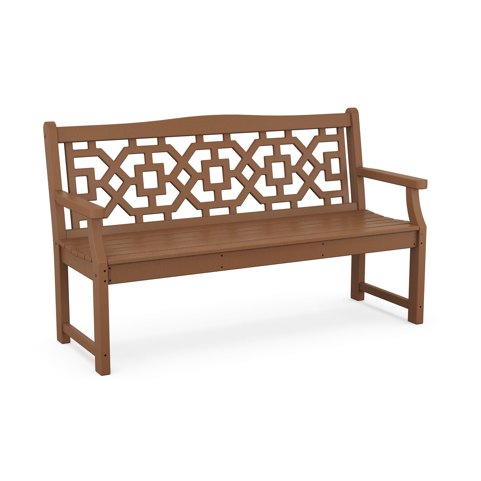 POLYWOOD Chinoiserie 60" Garden Bench 5