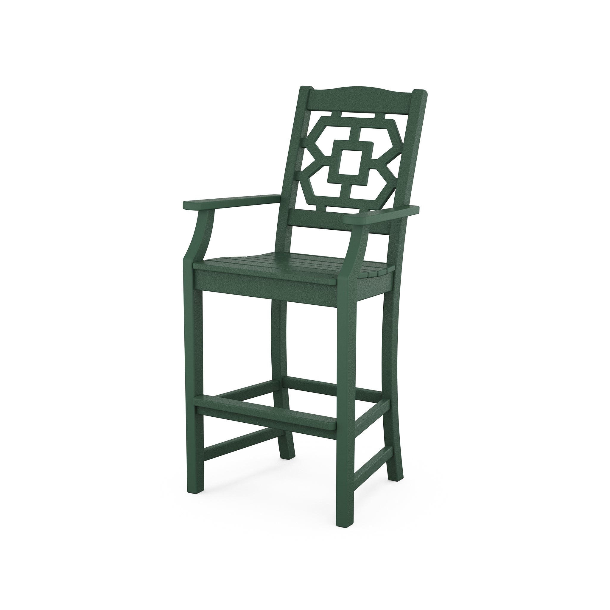 POLYWOOD Chinoiserie Bar Arm Chair 3