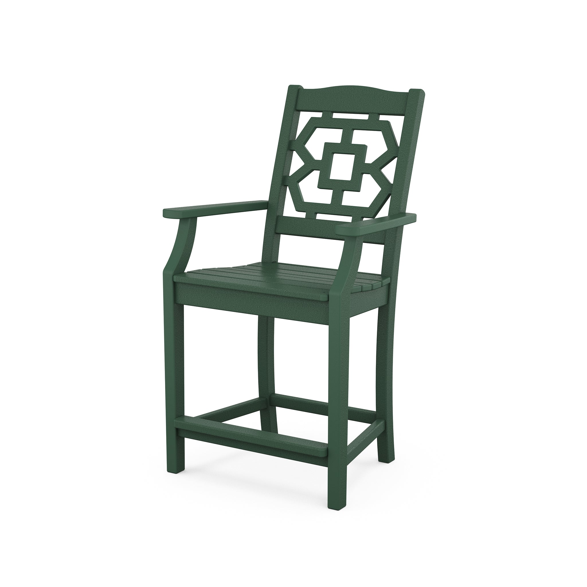 POLYWOOD Chinoiserie Counter Arm Chair 3