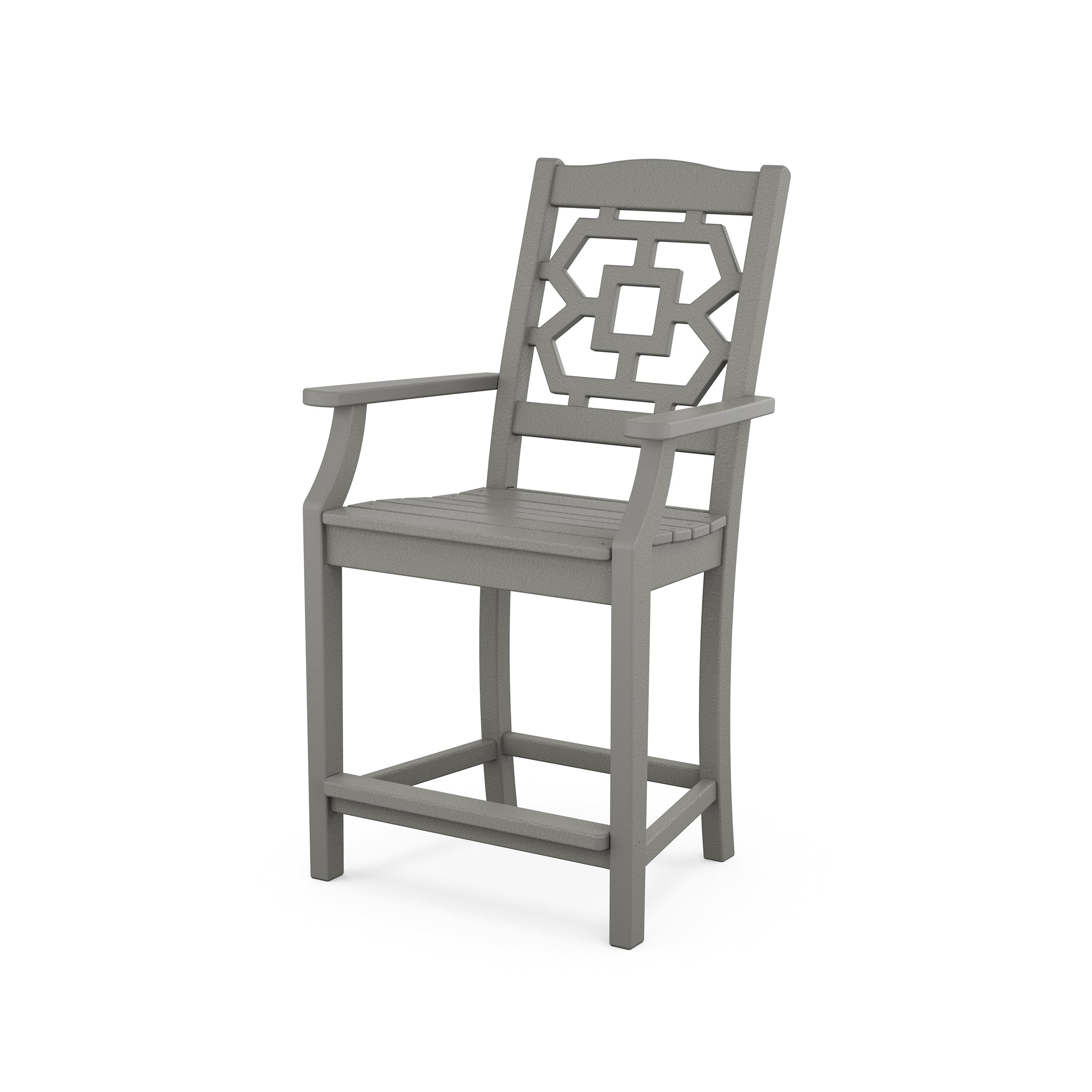 POLYWOOD Chinoiserie Counter Arm Chair 2