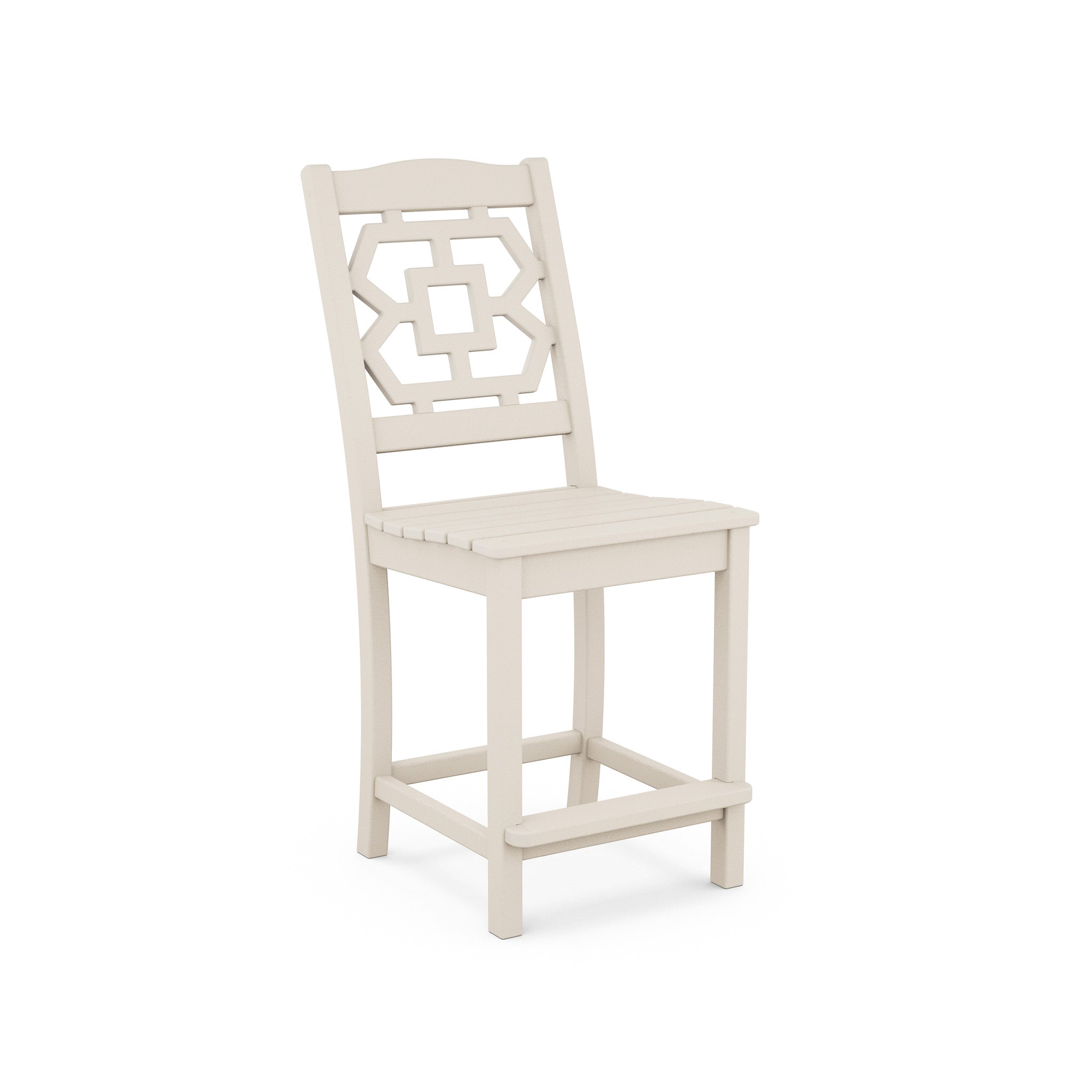 POLYWOOD Chinoiserie Counter Side Chair 7