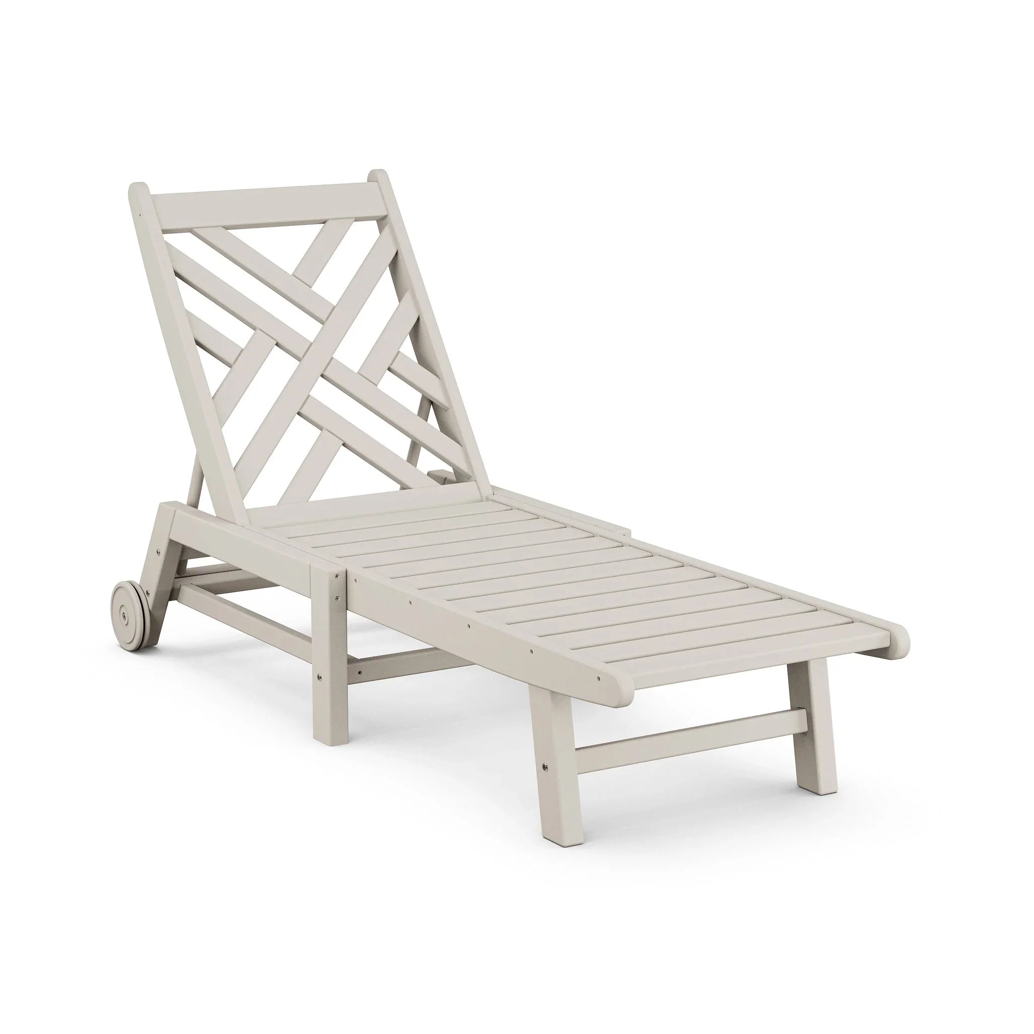 POLYWOOD Chippendale Armless Chaise Lounge 7
