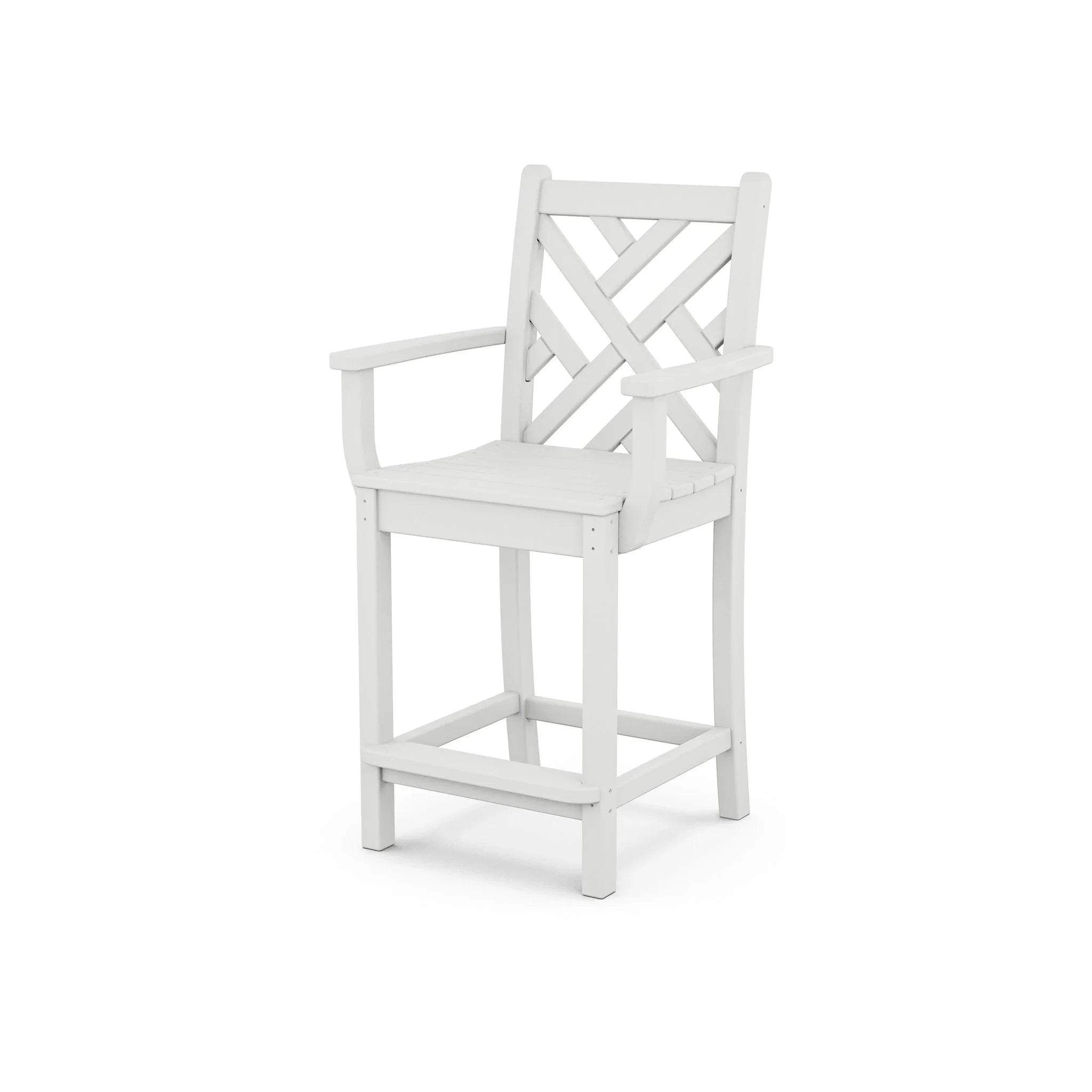 POLYWOOD Chippendale Counter Arm Chair 6