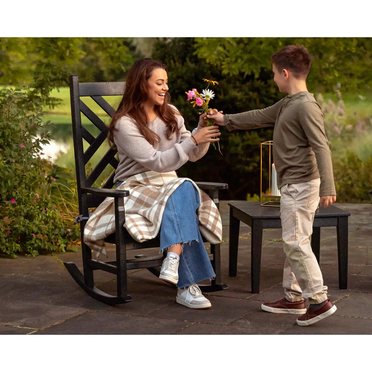 Chippendale Porch Rocking Chair 9