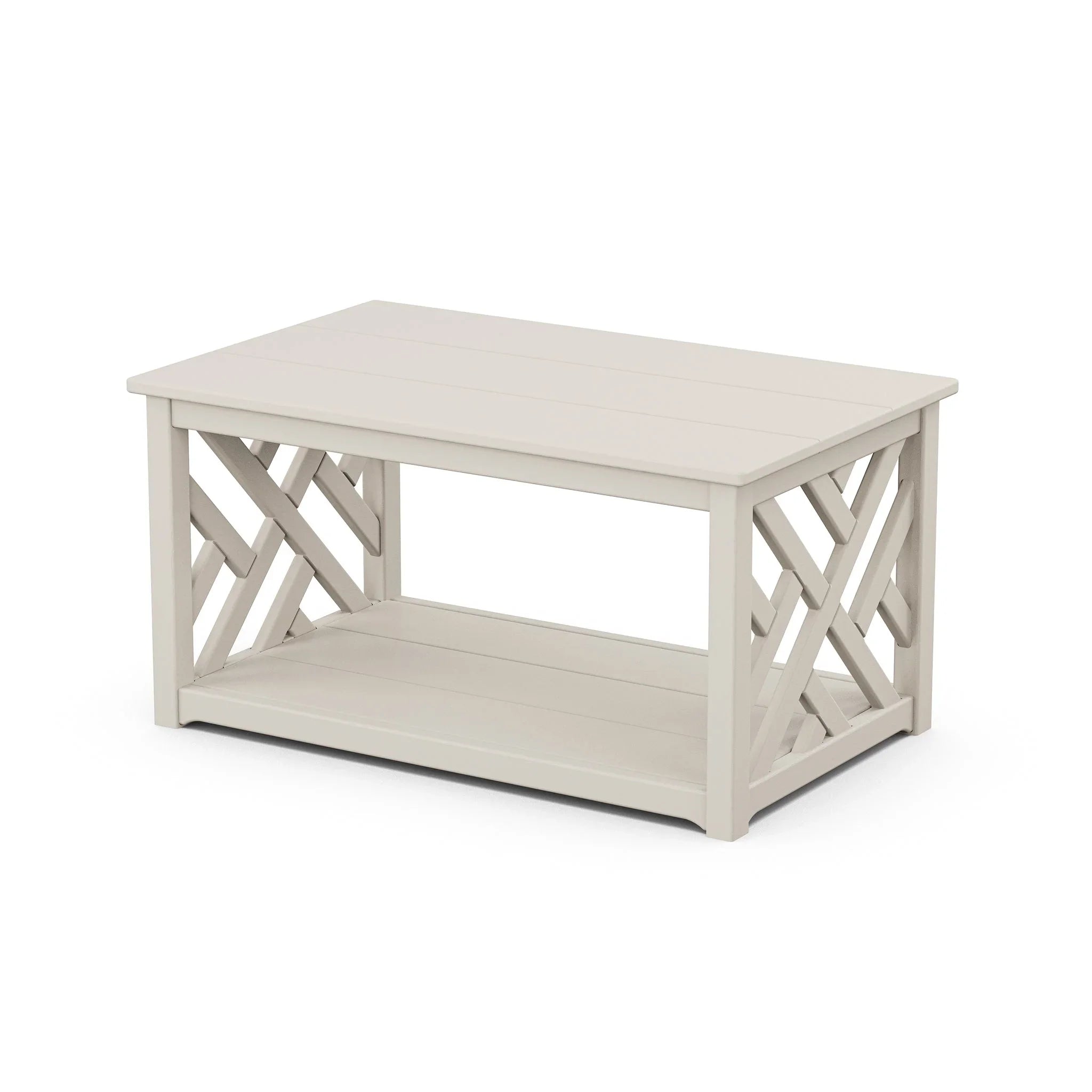 POLYWOOD Chippendale Rectangular Coffee Table 7