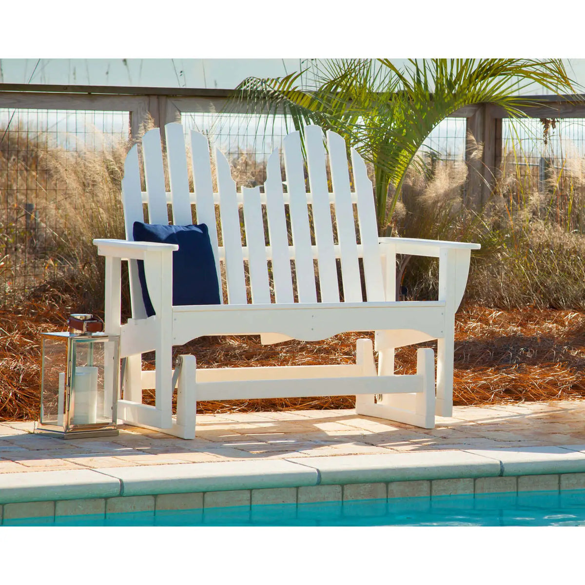 Classic Adirondack 48" Glider Loveseat 11
