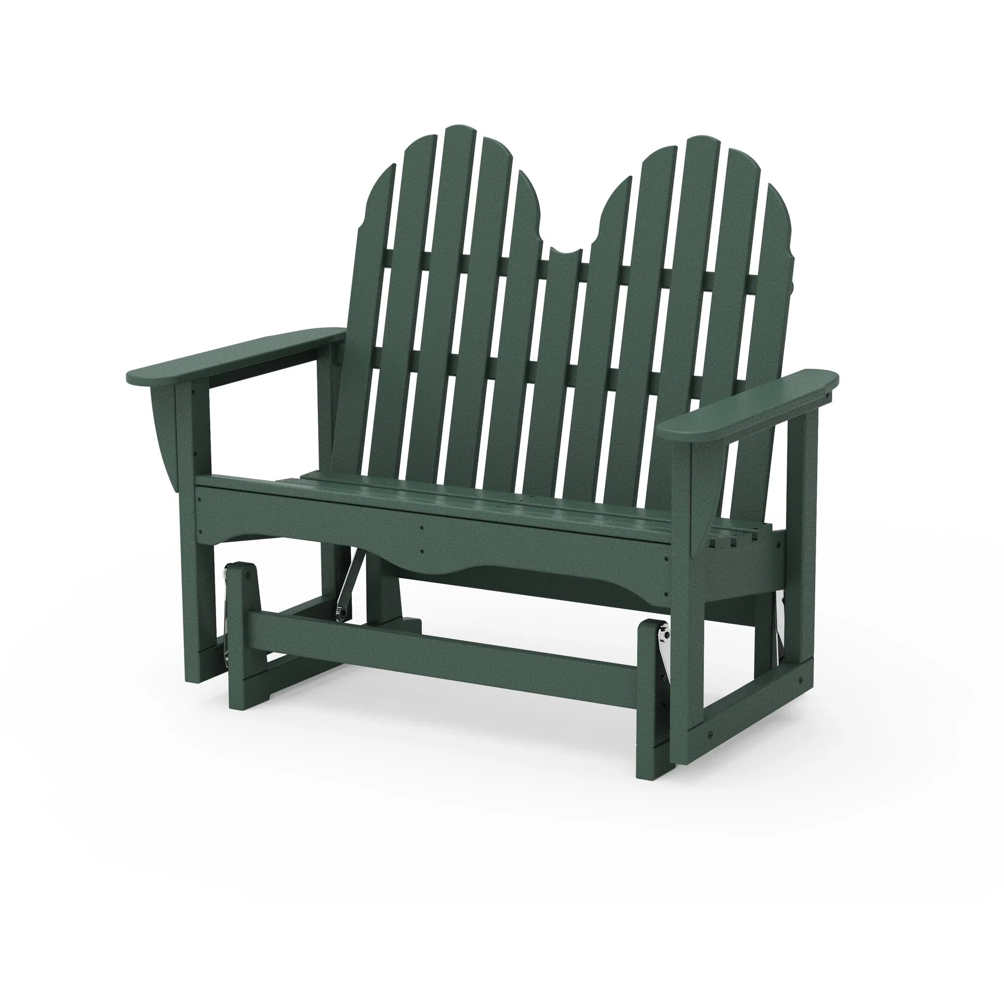 POLYWOOD Classic Adirondack 48" Glider Loveseat 3