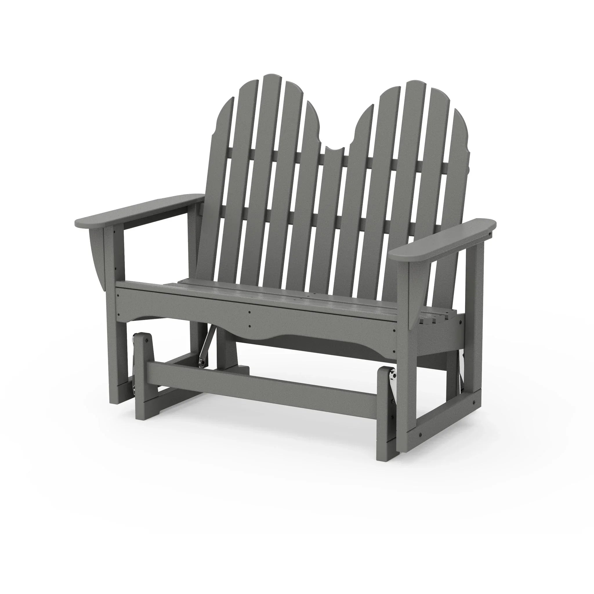 POLYWOOD Classic Adirondack 48" Glider Loveseat 2