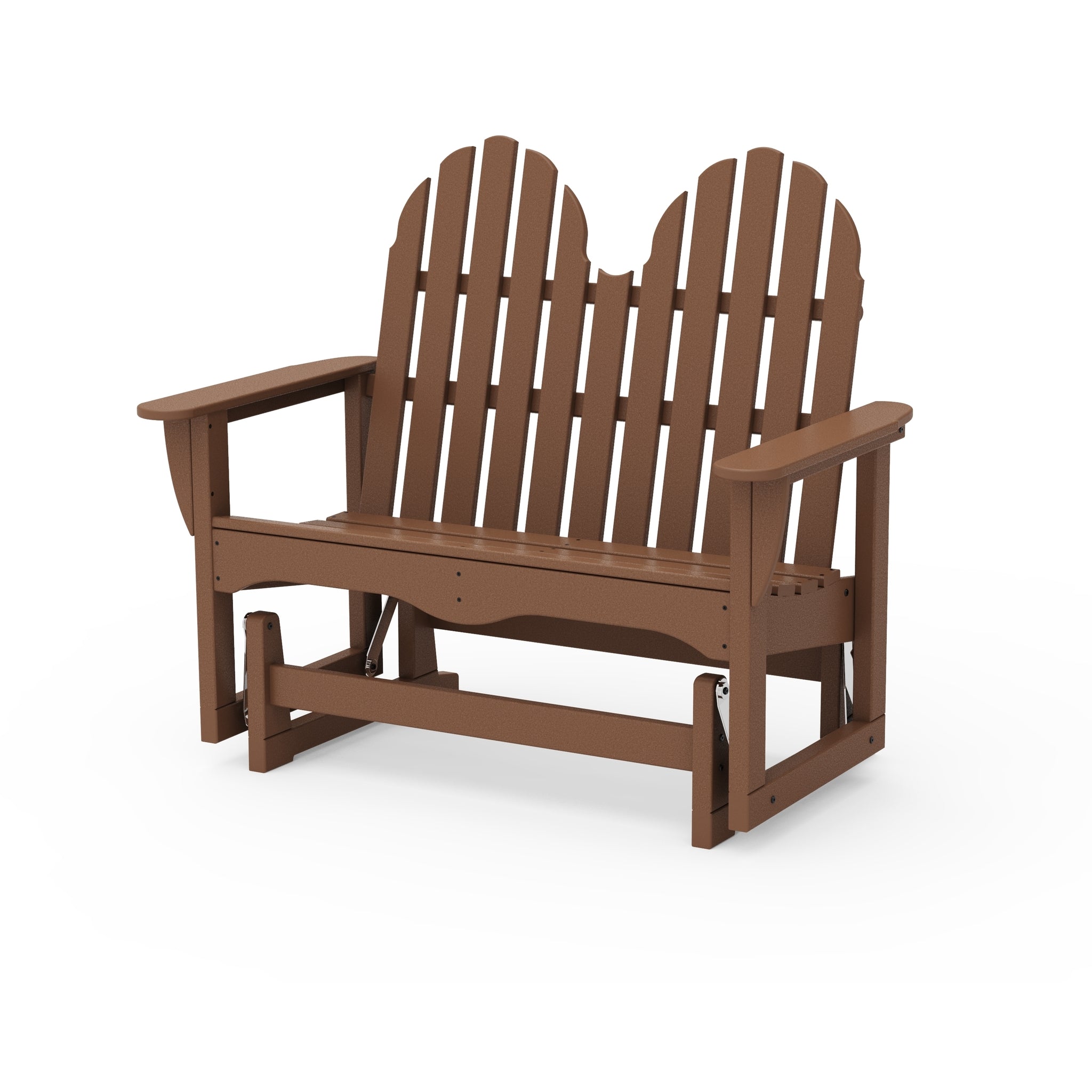 POLYWOOD Classic Adirondack 48" Glider Loveseat 5