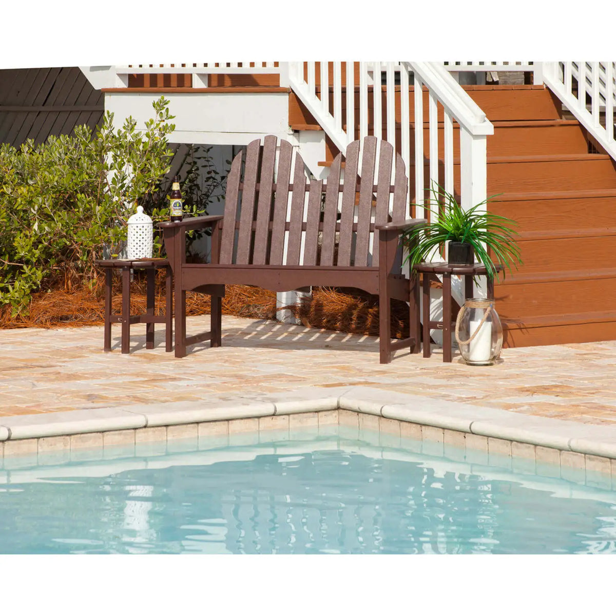 Classic Adirondack 48" Loveseat Bench 10