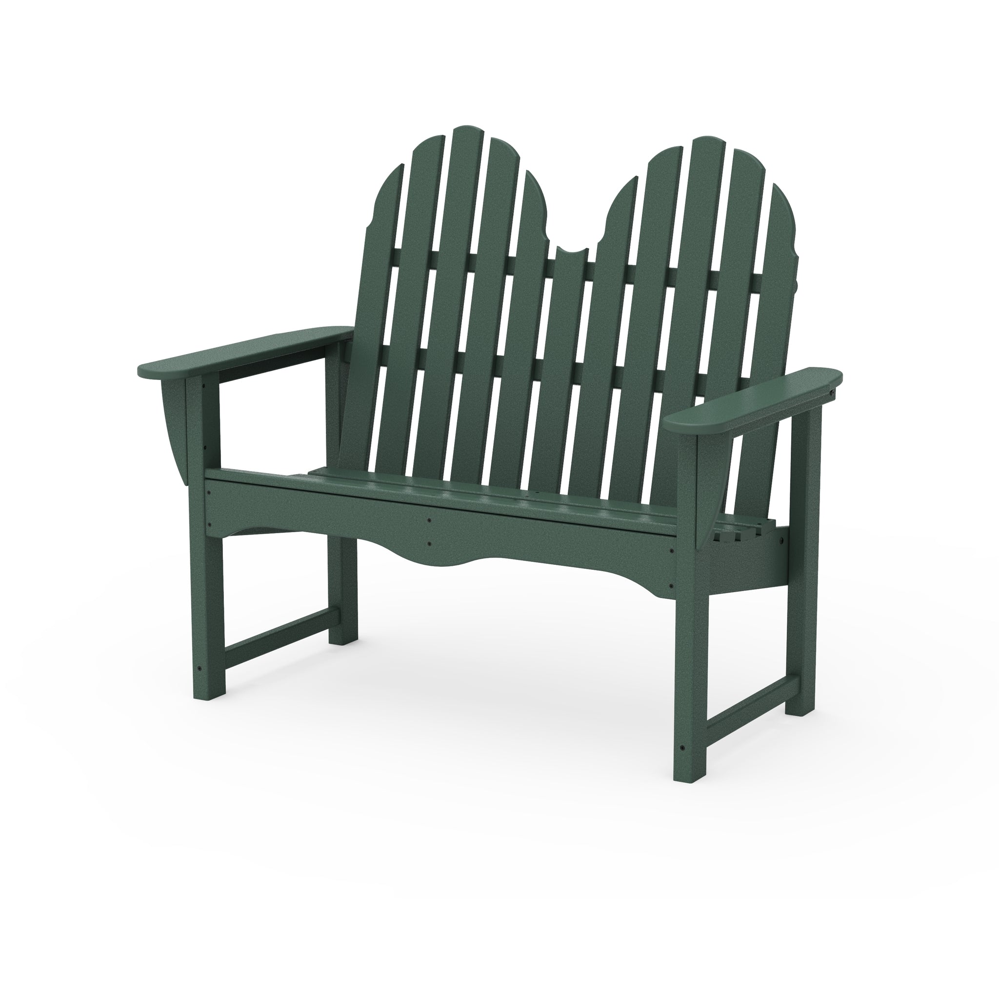 POLYWOOD Classic Adirondack 48" Loveseat Bench 3