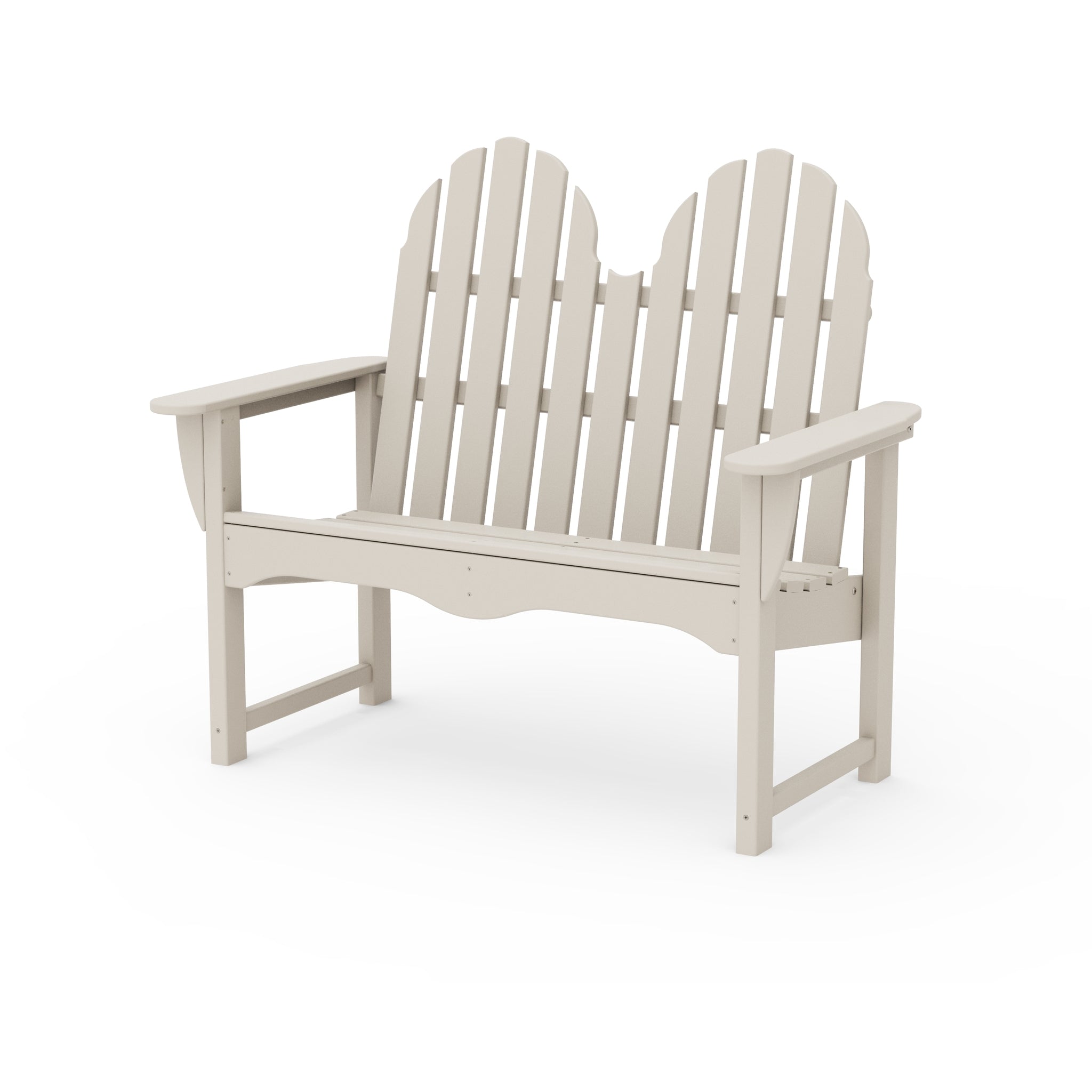 POLYWOOD Classic Adirondack 48" Loveseat Bench 7