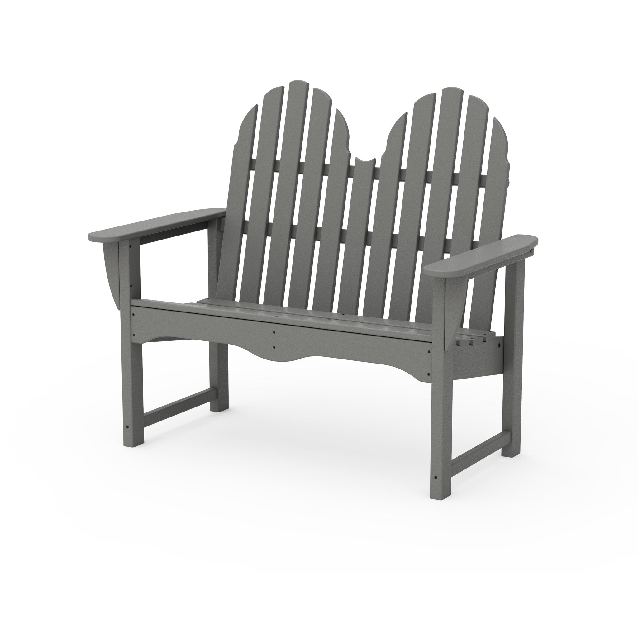 POLYWOOD Classic Adirondack 48" Loveseat Bench 2
