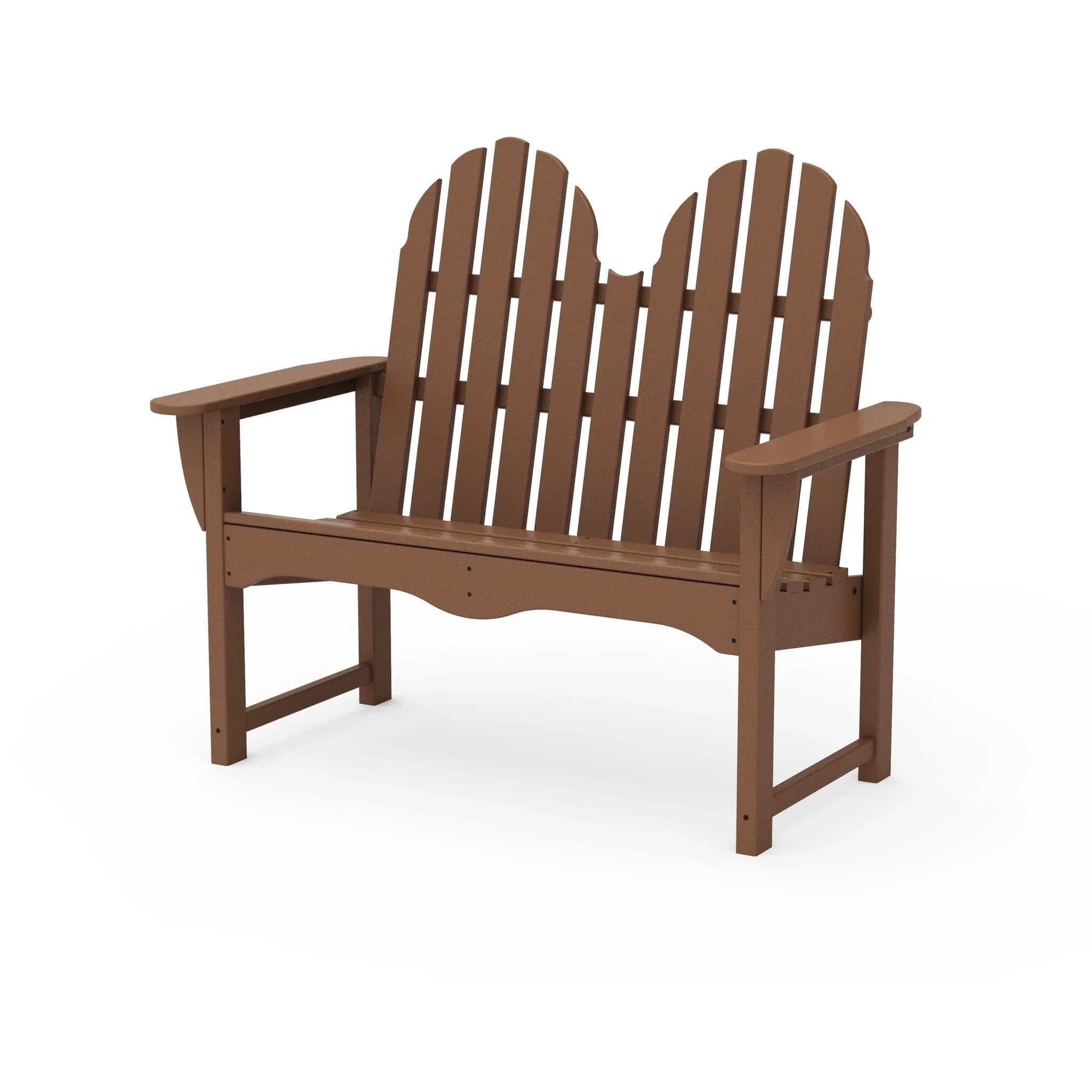 POLYWOOD Classic Adirondack 48" Loveseat Bench 5