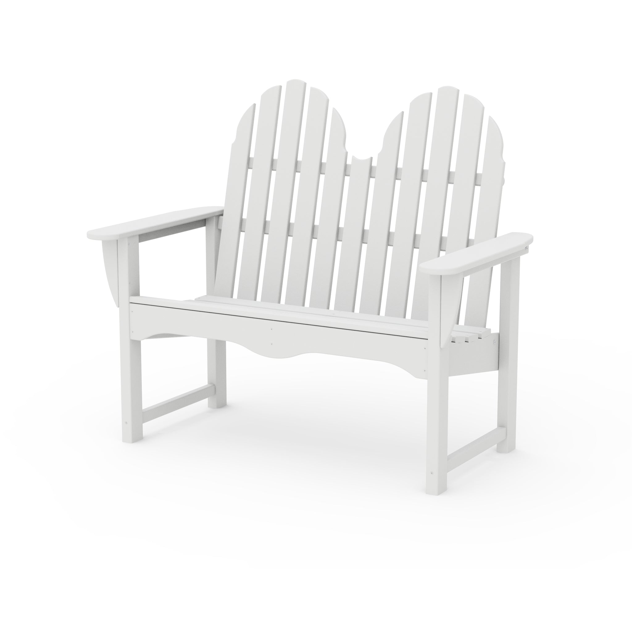 POLYWOOD Classic Adirondack 48" Loveseat Bench 6