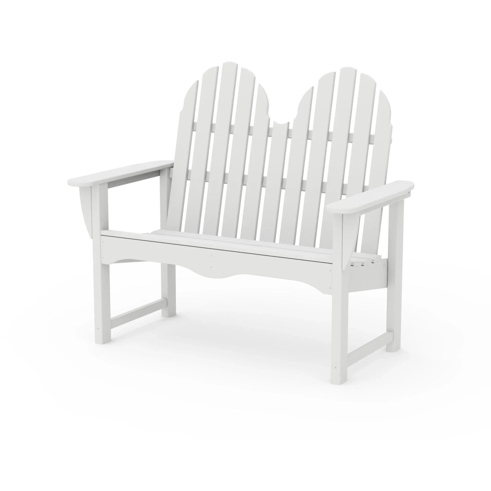POLYWOOD Classic Adirondack 48" Loveseat Bench 6
