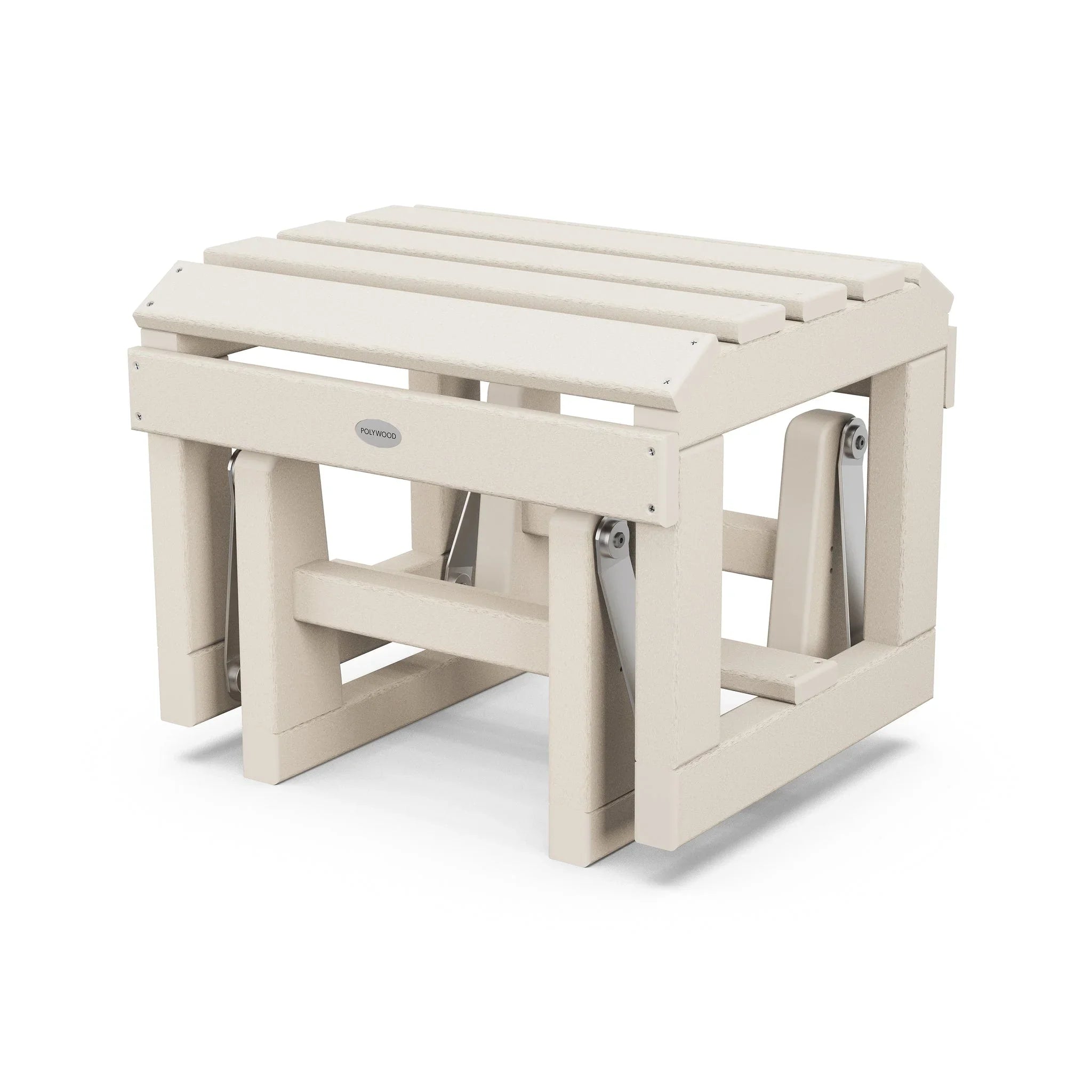 POLYWOOD Classic Adirondack Glider Ottoman 7