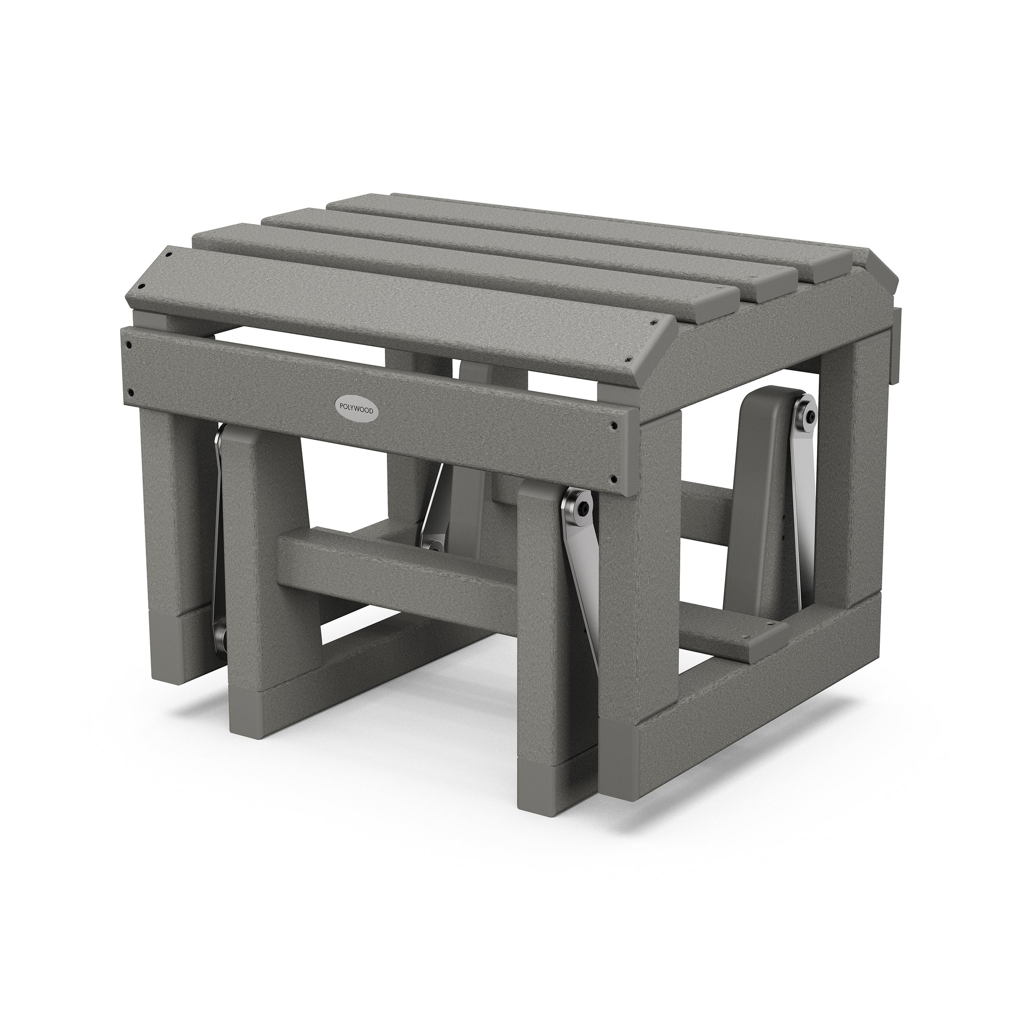 POLYWOOD Classic Adirondack Glider Ottoman 2